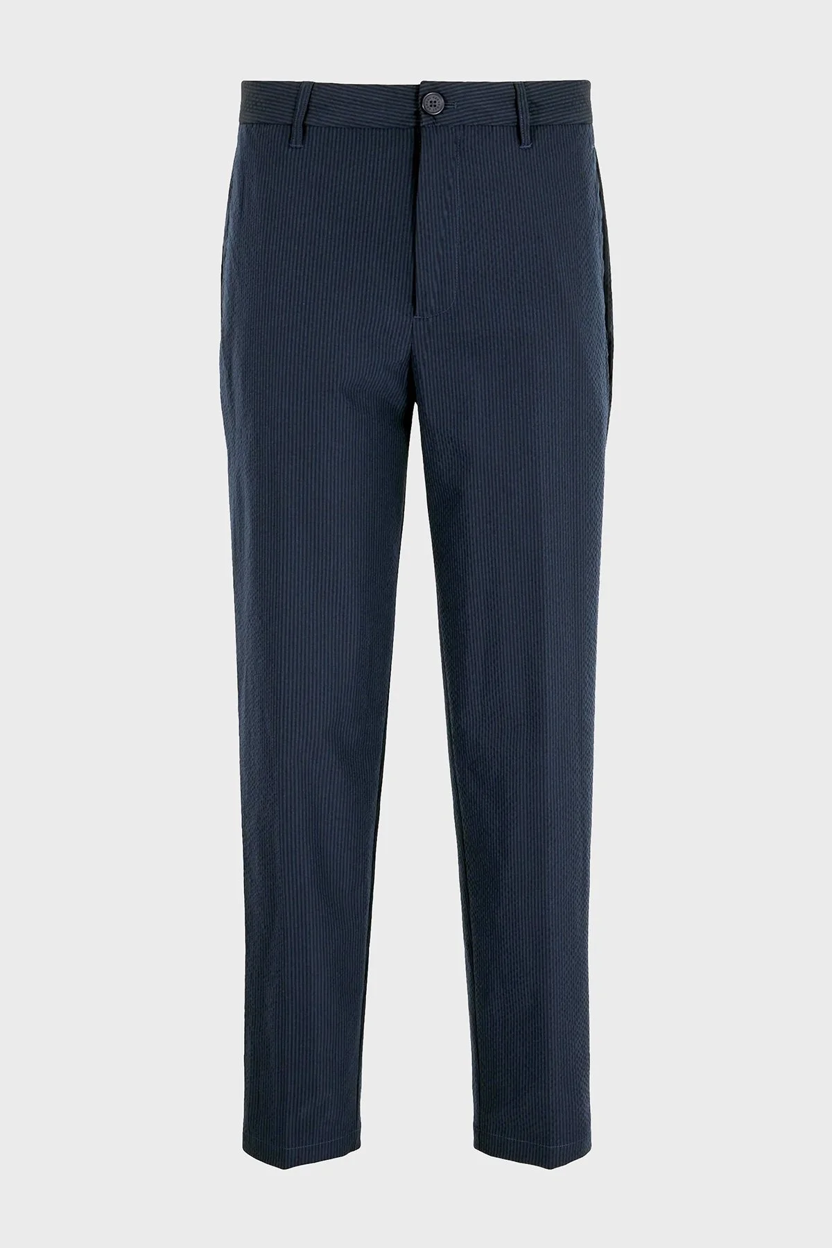 Armani Exchange Regular Fit Gofre Klasik Erkek Pantolon 3DZP51 ZN1AZ 15BA LACİVERT - 10