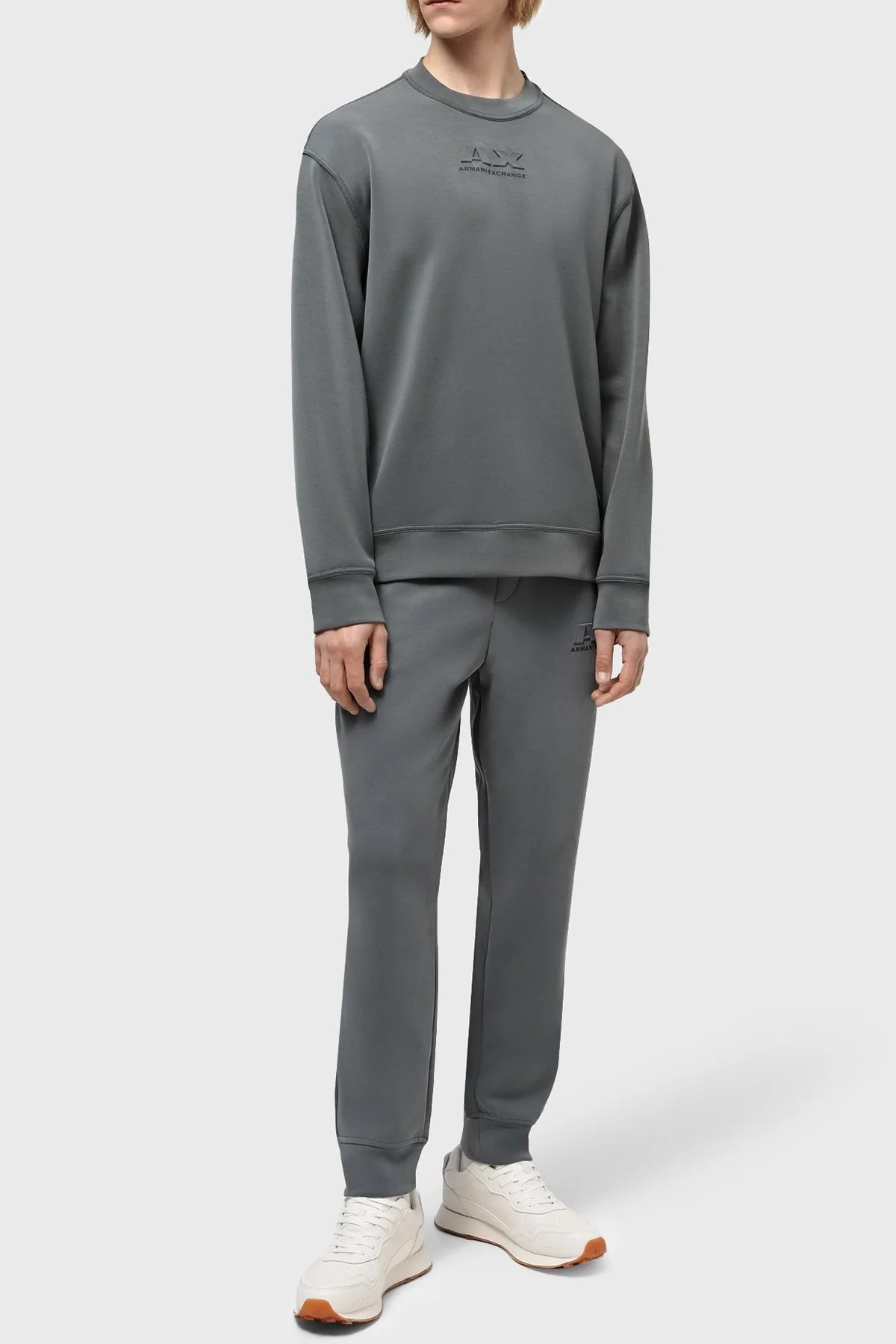 Armani Exchange Regular Fit Jogger Spor Erkek Pantolon 3DZPAA ZJUBZ 1839 HAKİ - 3