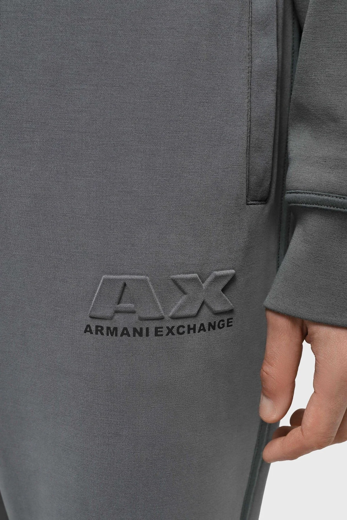 Armani Exchange Regular Fit Jogger Spor Erkek Pantolon 3DZPAA ZJUBZ 1839 HAKİ - 4