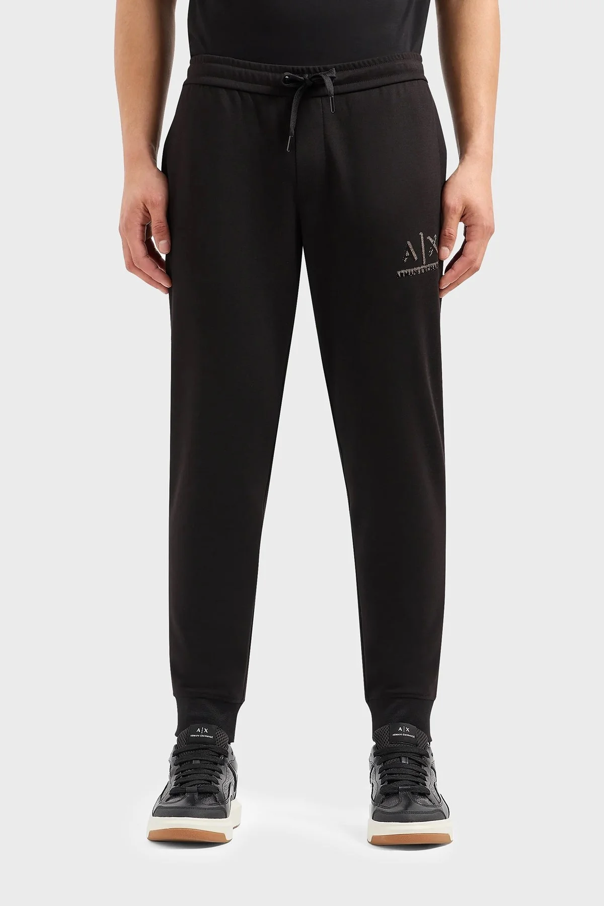 Armani Exchange Regular Fit Jogger Spor Erkek Pantolon 3DZPSA Z9N1Z 1200 SİYAH - 1
