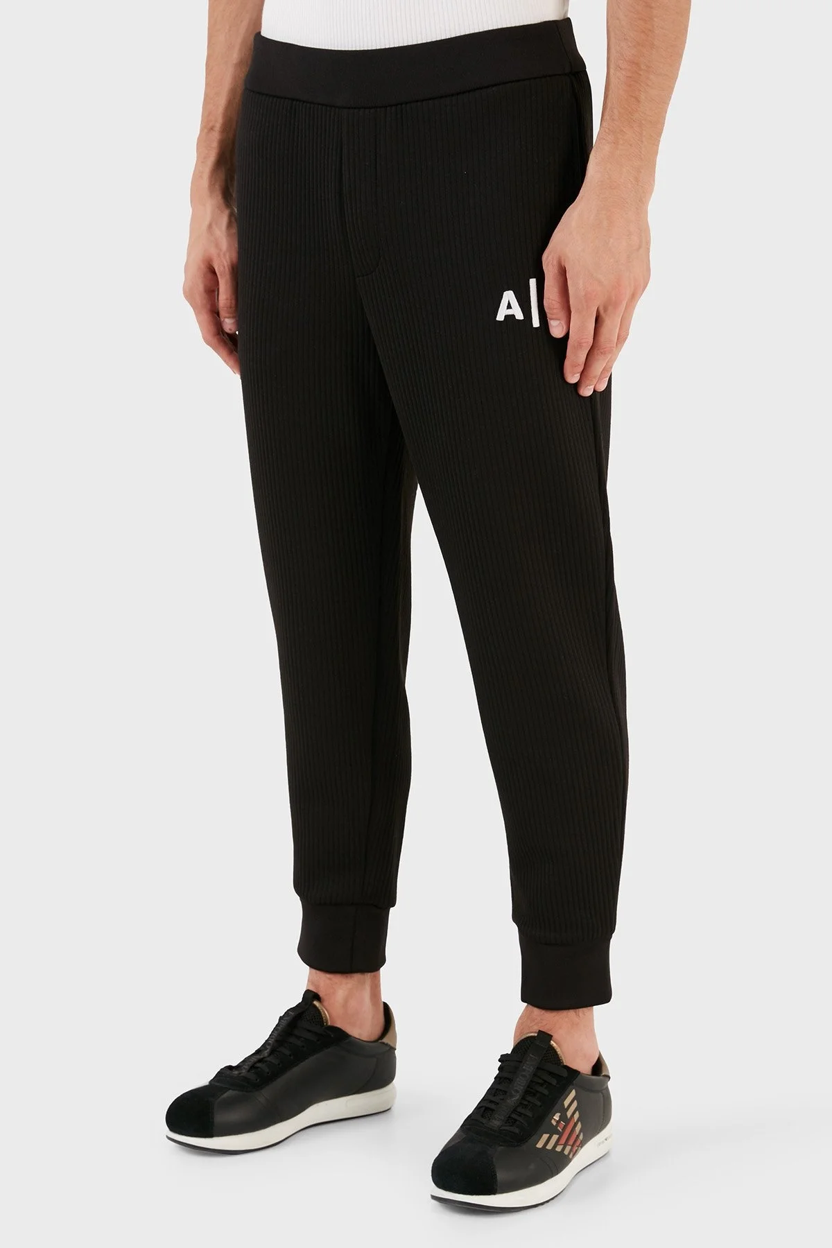 Armani Exchange Regular Fit Jogger Spor Erkek Pantolon 6RZPJA ZJDNZ 1200 SİYAH - 3