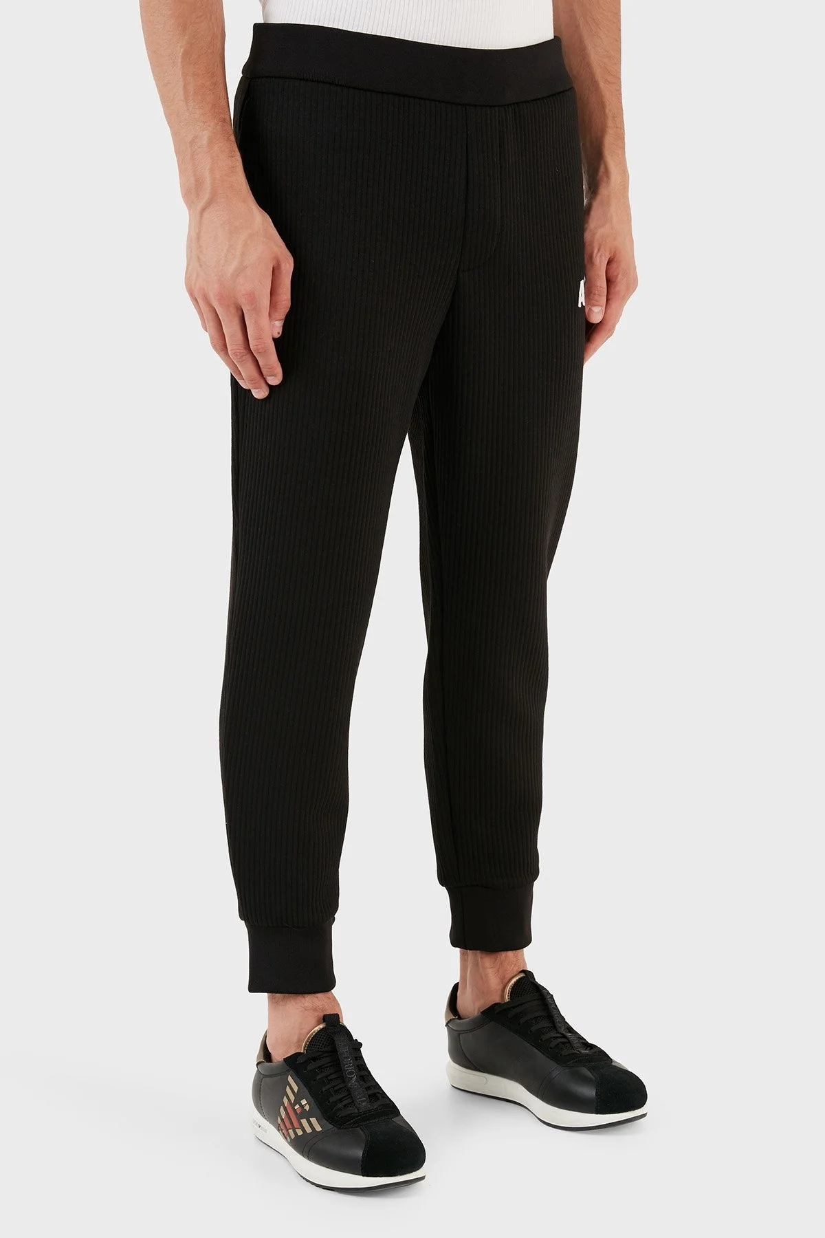 Armani Exchange Regular Fit Jogger Spor Erkek Pantolon 6RZPJA ZJDNZ 1200 SİYAH - 4
