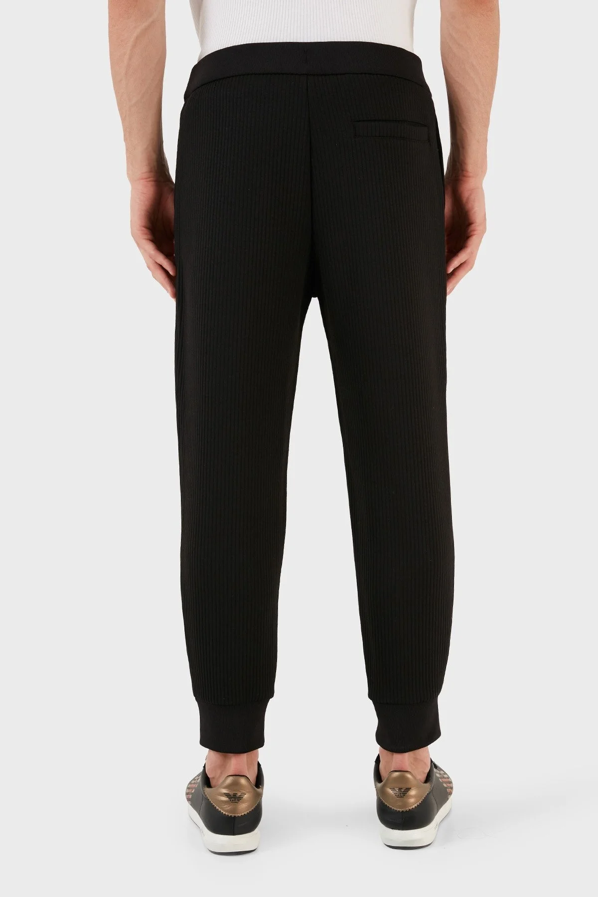 Armani Exchange Regular Fit Jogger Spor Erkek Pantolon 6RZPJA ZJDNZ 1200 SİYAH - 6
