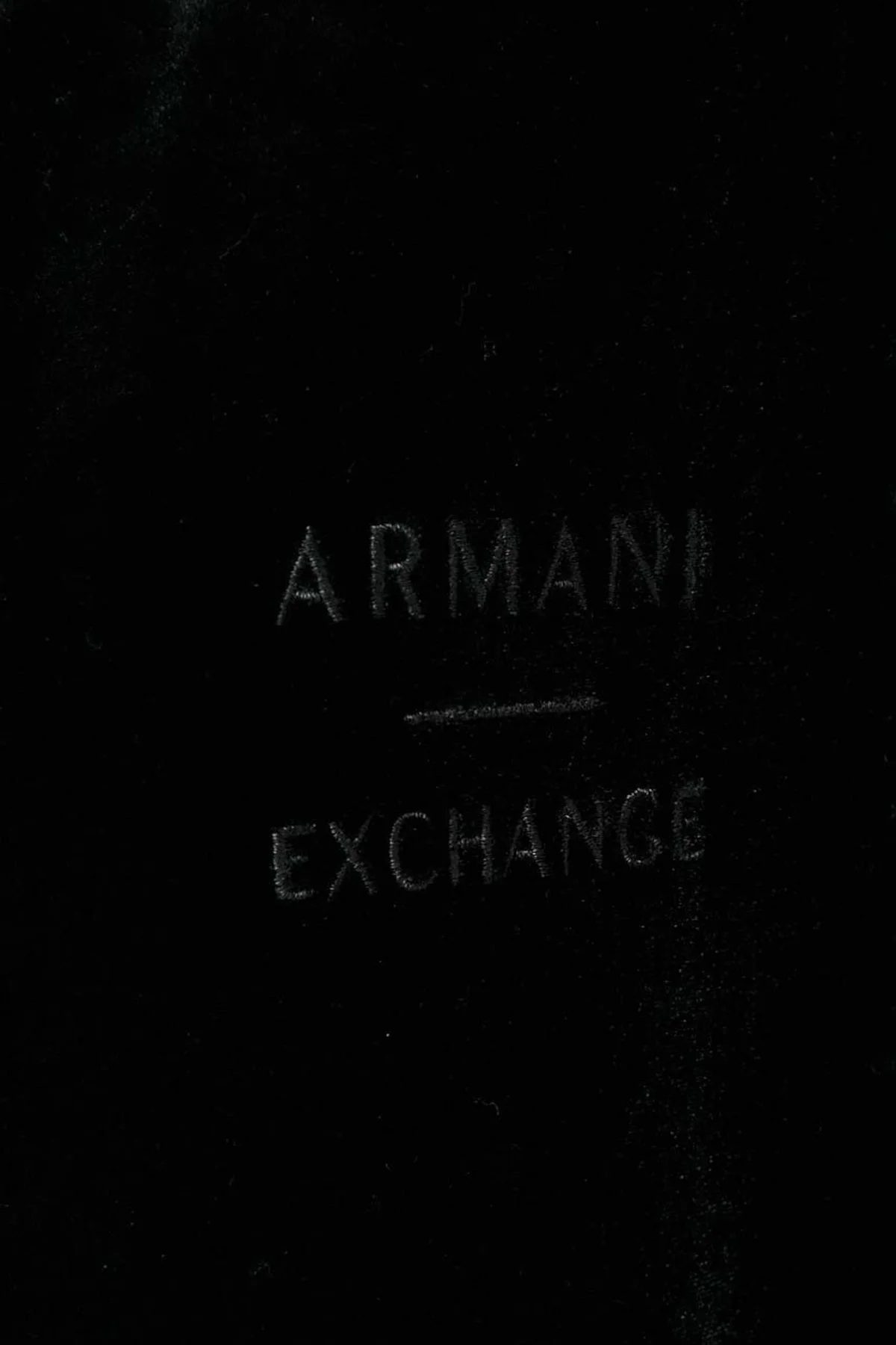 Armani Exchange Regular Fit Kanguru Cepli Kapüşonlu Kadife Bayan Sweat 6RYM45 YJ9WZ 1200 SİYAH - 5