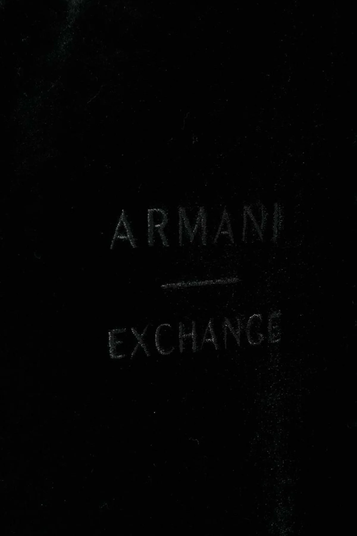 Armani Exchange Regular Fit Kanguru Cepli Kapüşonlu Kadife Kadın Sweat 6RYM45 YJ9WZ 1200 SİYAH - 5