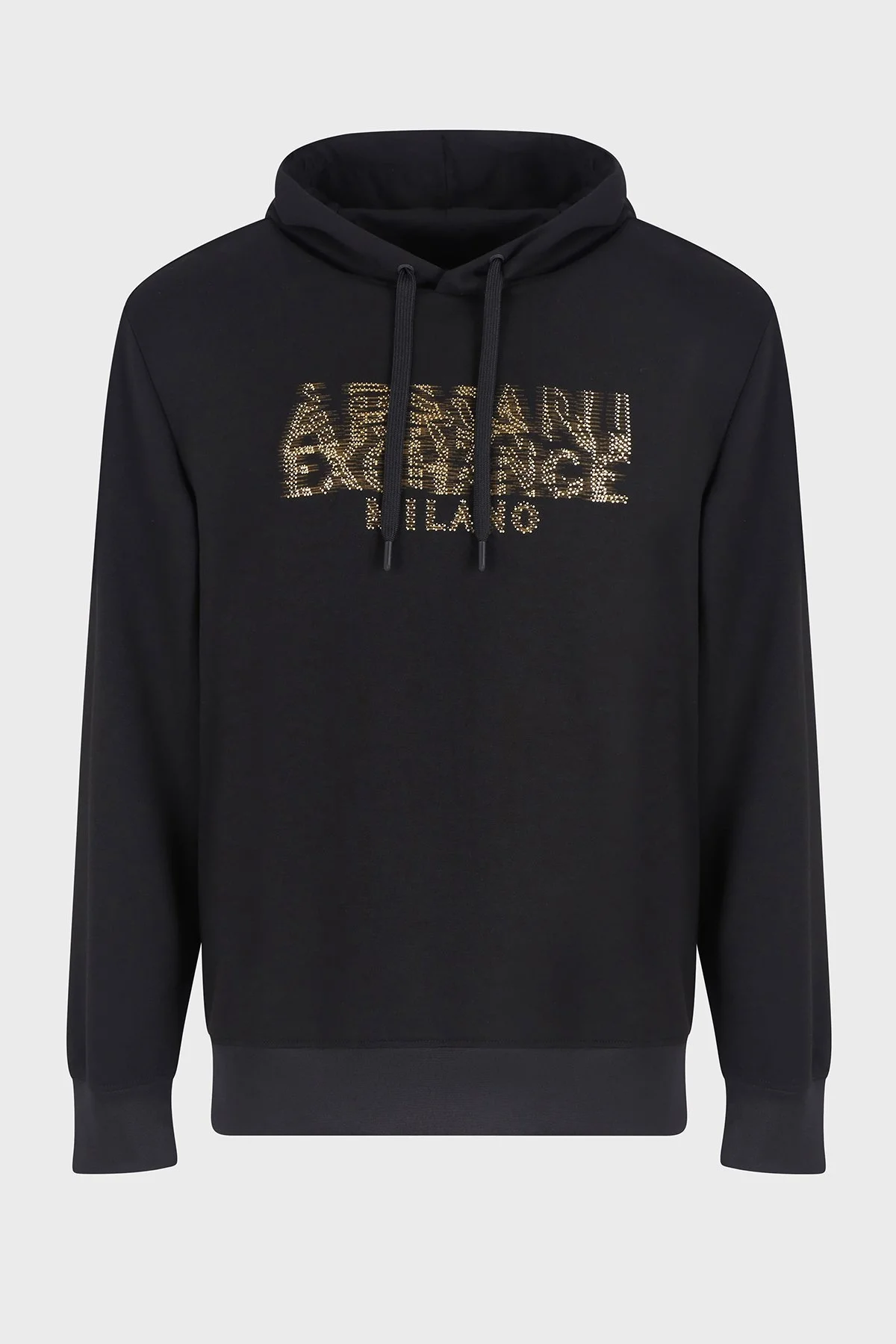 Armani Exchange Regular Fit Kapüşonlu Efektli Logo Baskılı Erkek Sweat XM000332 AF12269 UC001 SİYAH - 10