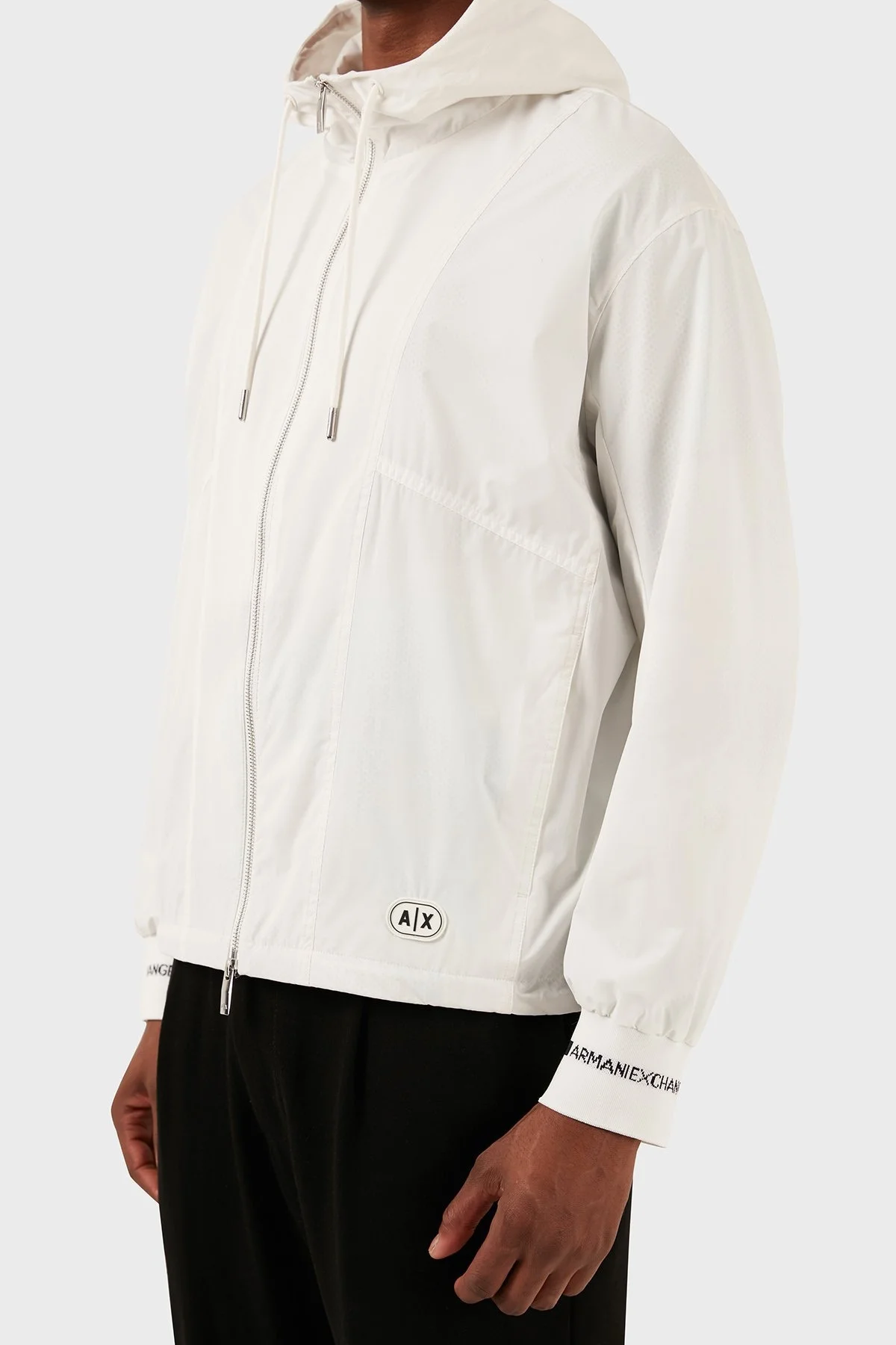 Armani Exchange Regular Fit Kapüşonlu Ceket Erkek Mont 3DZBL9 ZN3FZ 1116 BEYAZ - 7