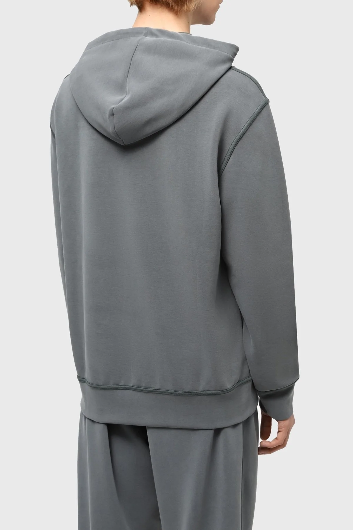 Armani Exchange Regular Fit Kapüşonlu Erkek Sweat 3DZMAB ZJUBZ 1839 HAKİ - 3