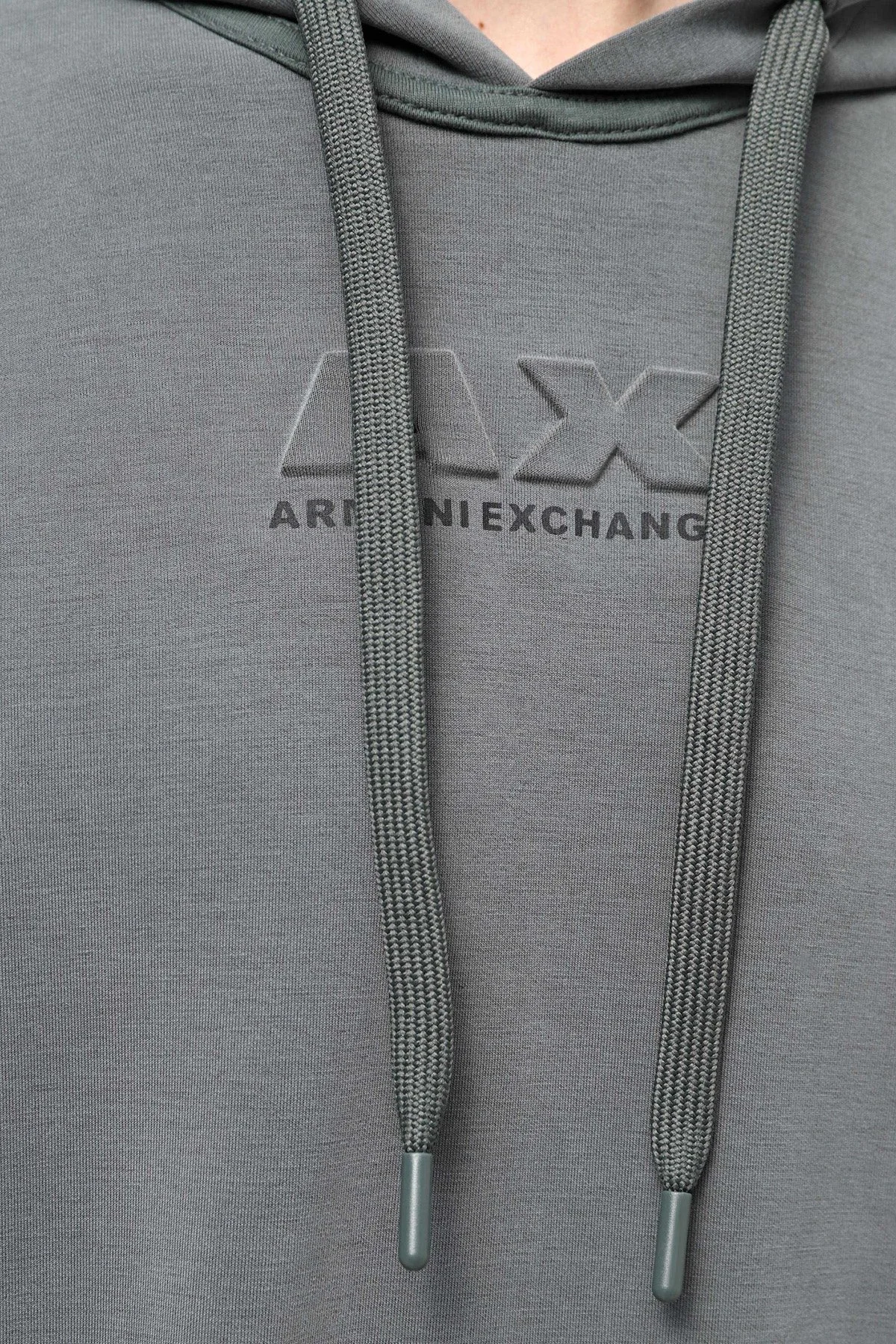 Armani Exchange Regular Fit Kapüşonlu Erkek Sweat 3DZMAB ZJUBZ 1839 HAKİ - 4