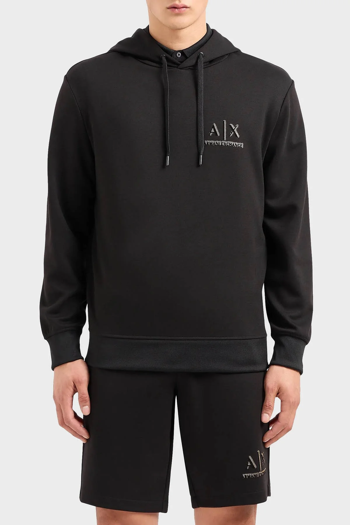 Armani Exchange Regular Fit Kapüşonlu Erkek Sweat 3DZMSB Z9N1Z 1200 SİYAH - 1