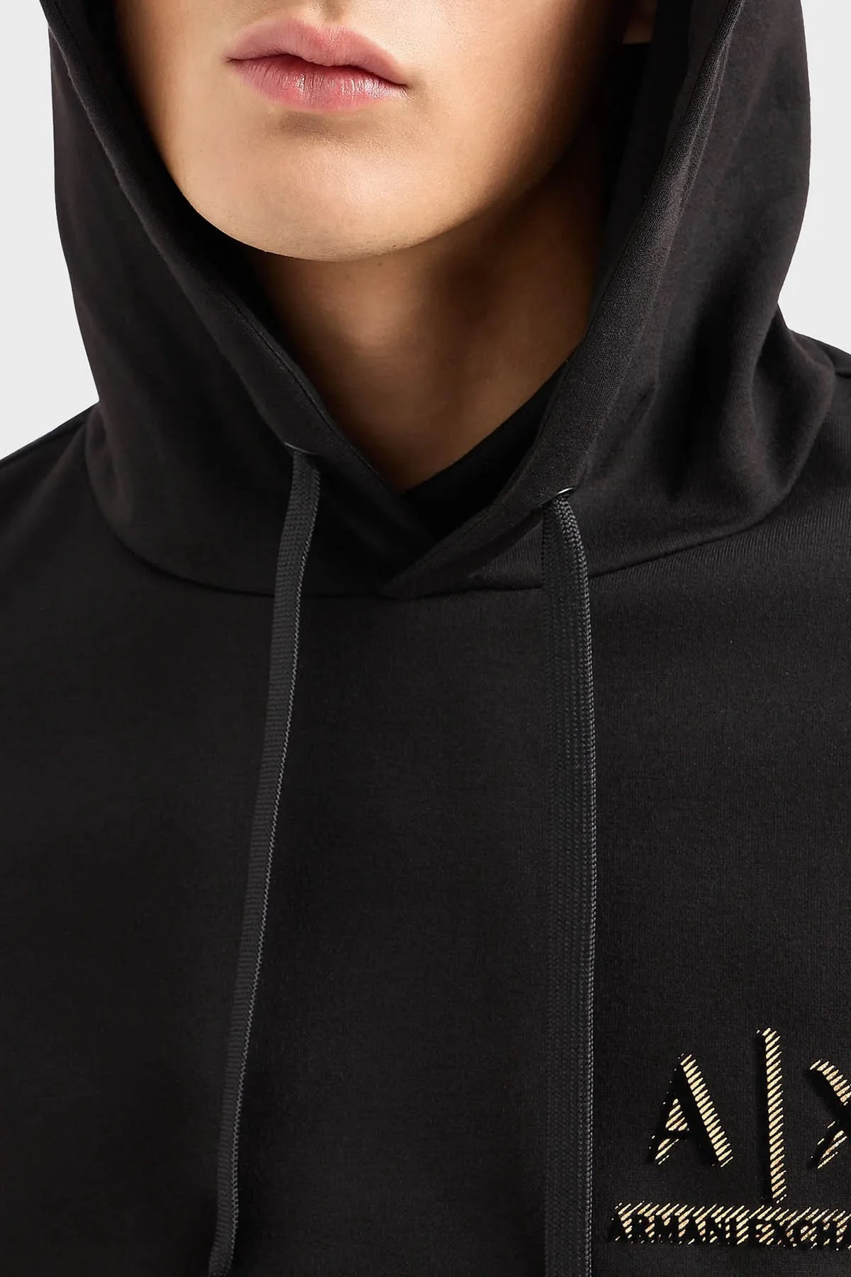 Armani Exchange Regular Fit Kapüşonlu Erkek Sweat 3DZMSB Z9N1Z 1200 SİYAH - 4