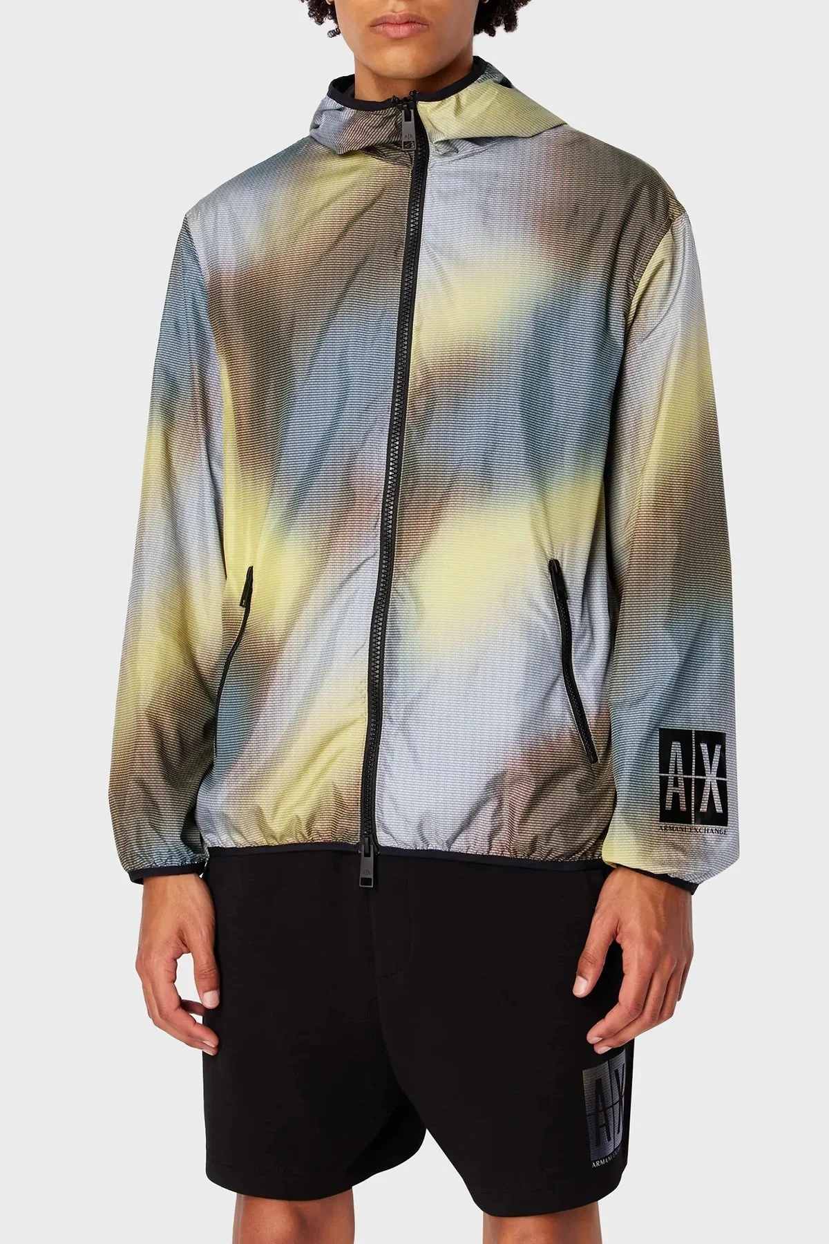 Armani Exchange Regular Fit Kapüşonlu Mevsimlik Erkek Mont 3DZB21 ZNKRZ 7600 SARI - 5