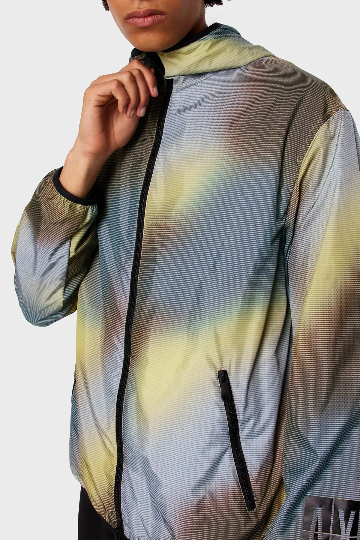 Armani Exchange Regular Fit Kapüşonlu Mevsimlik Erkek Mont 3DZB21 ZNKRZ 7600 SARI - 6