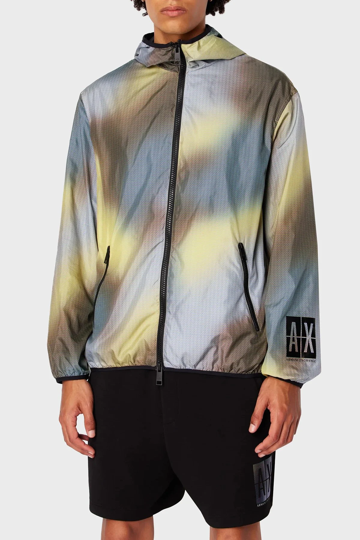 Armani Exchange Regular Fit Kapüşonlu Mevsimlik Erkek Mont 3DZB21 ZNKRZ 7600 SARI - 1