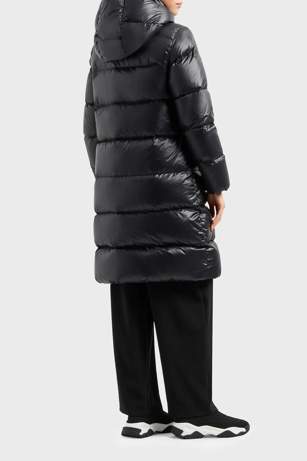 Armani Exchange Regular Fit Kapüşonlu Yaka Bayan Mont XW000251 AF10860 UC001 SİYAH - 2