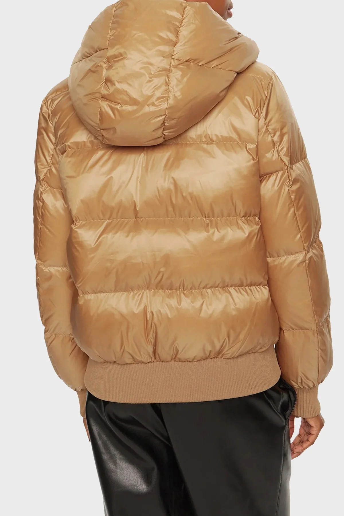 Armani Exchange Regular Fit Kapüşonlu Yaka Kuş Tüyü Dolgulu Bayan Mont XW000228 AF10860 U6164 Tarçın - 2