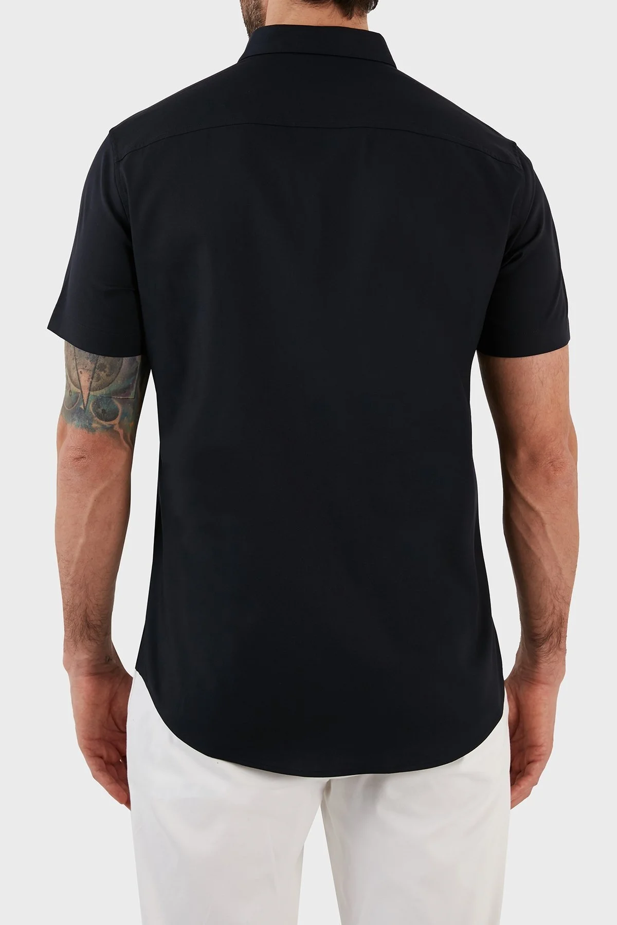 Armani Exchange Regular Fit Kısa Kollu Erkek Gömlek 8NZC51 ZNYXZ 1510 LACİVERT - 5