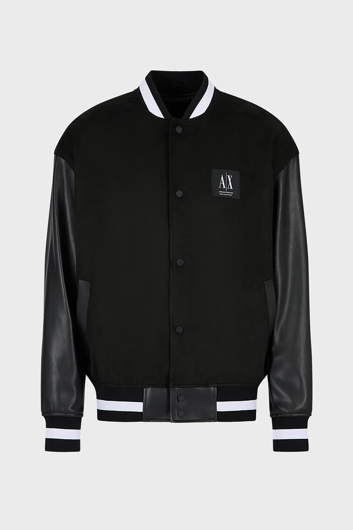 Armani Exchange Regular Fit Kolej Yaka Bomber Erkek Ceket 3RZB11 ZE1CZ 1200 SİYAH - 5