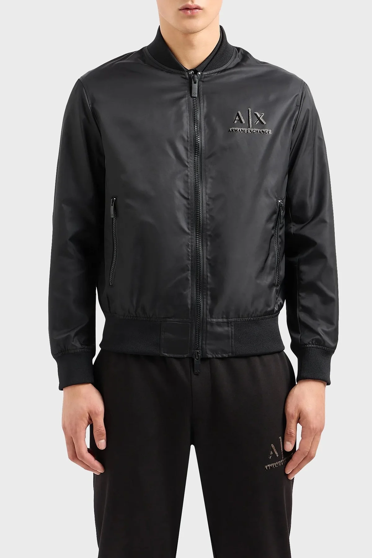 Armani Exchange Regular Fit Kolej Yaka Bomber Erkek Mont 3DZBSA ZNUBZ 1200 SİYAH - 1