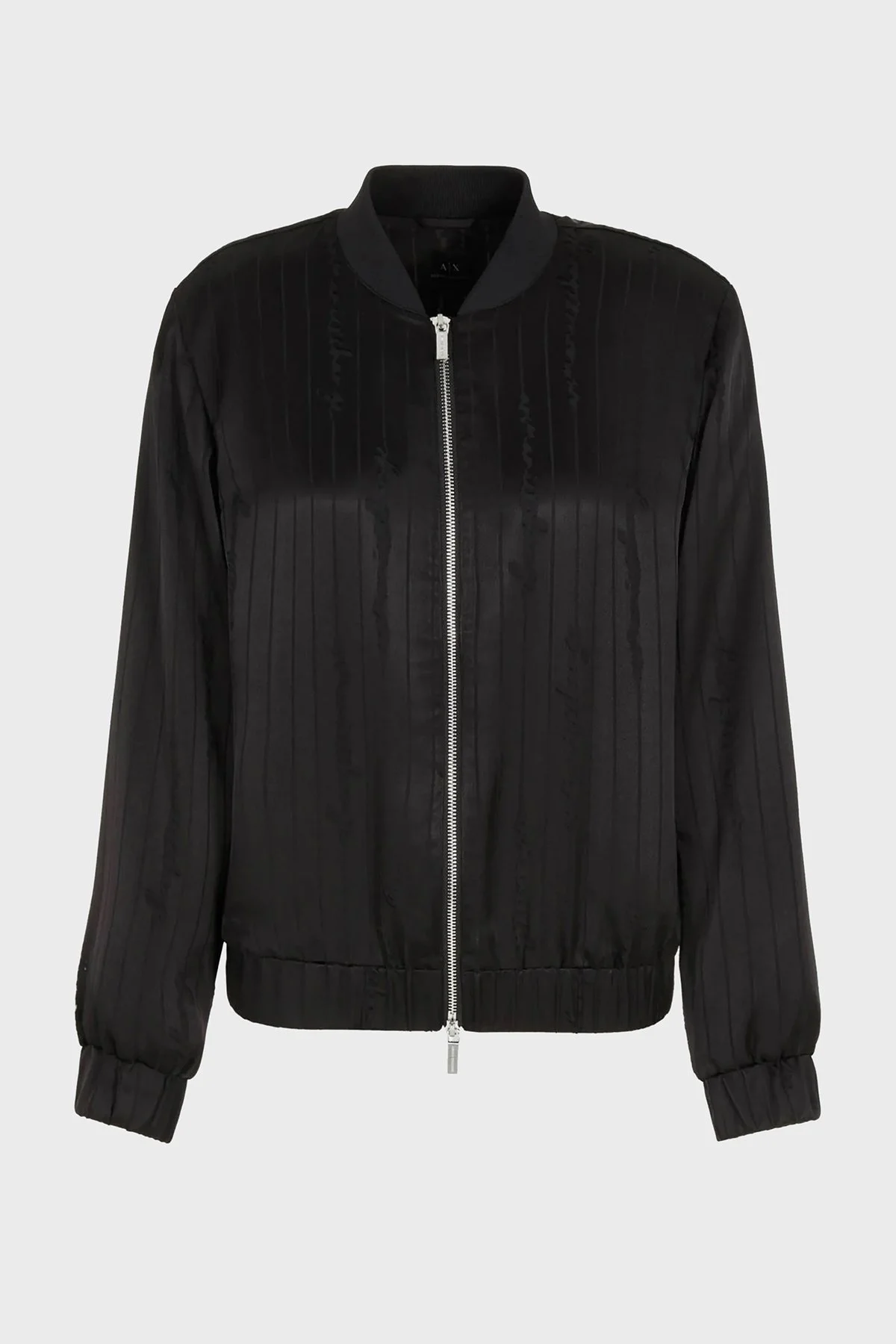 Armani Exchange Regular Fit Kolej Yaka Saten Bomber Bayan Ceket 6RYB10 YN2KZ 02EL SİYAH - 8