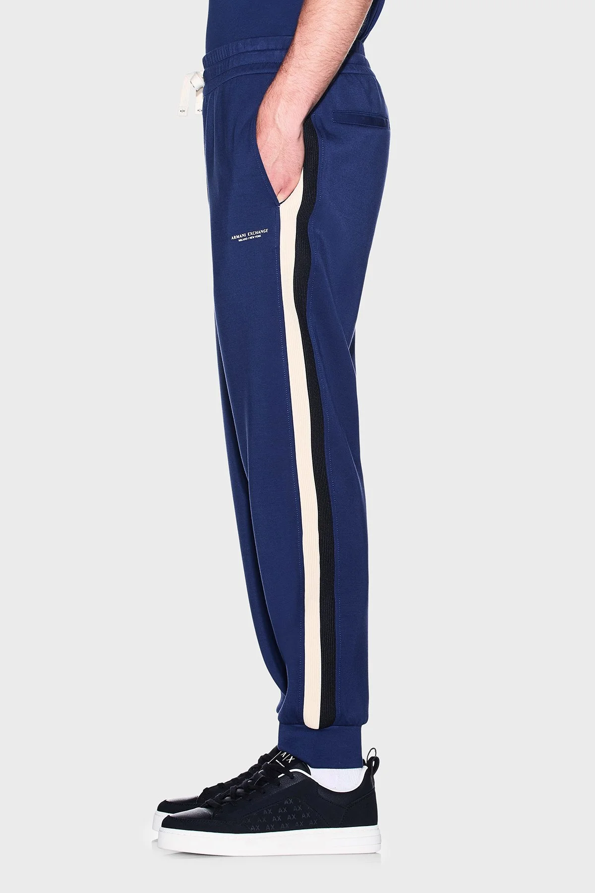 Armani Exchange Regular Fit Lastikli Paça Jogger Erkek Pantolon XM002893 AF19936 UB095 Mavi - 4