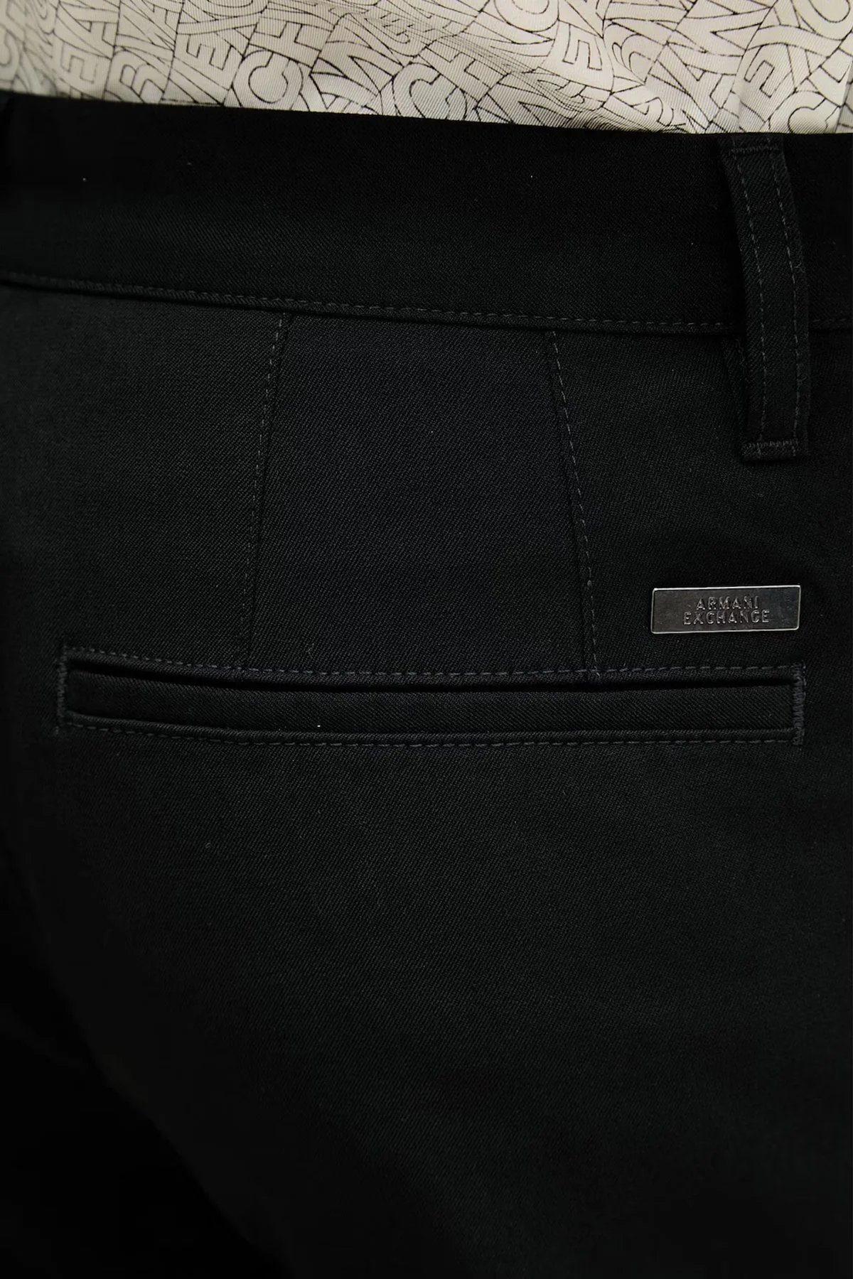 Armani Exchange Regular Fit Normal Bel Erkek Pantolon XM002877 AF25462 UC001 Siyah - 4
