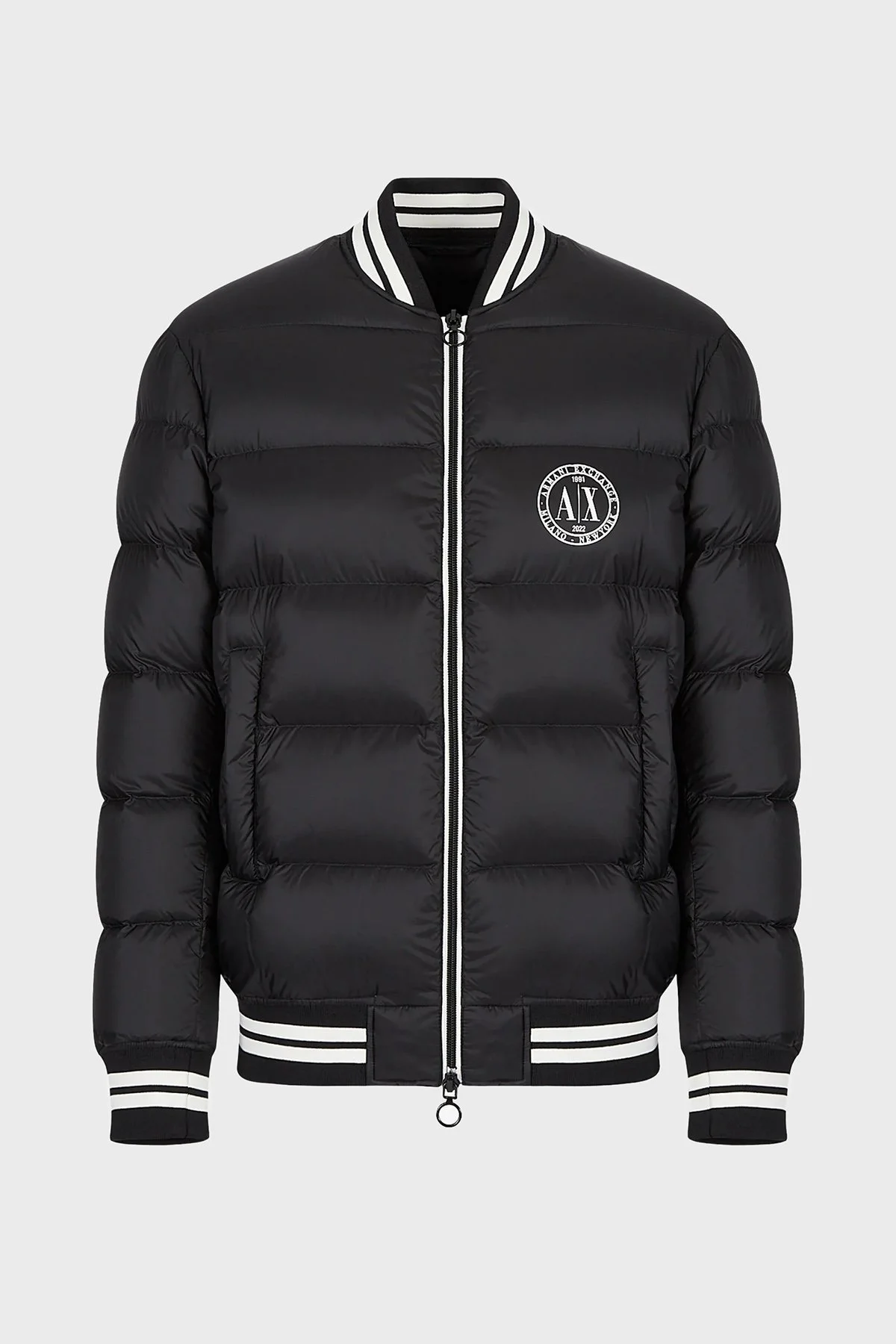 Armani Exchange Regular Fit Ördek Tüyü Dolgulu Şişme Erkek Mont 6LZBL8 ZNWRZ 1200 SİYAH - 6