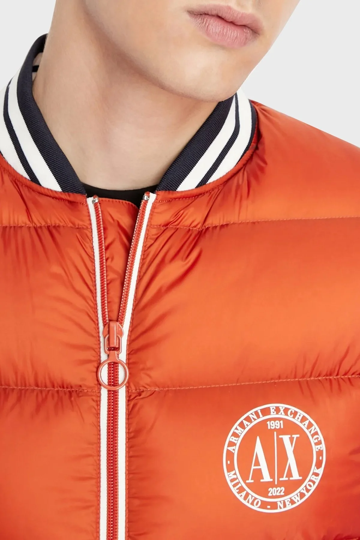 Armani Exchange Regular Fit Ördek Tüyü Dolgulu Şişme Erkek Mont 6LZBL8 ZNWRZ 1498 KİREMİT - 2