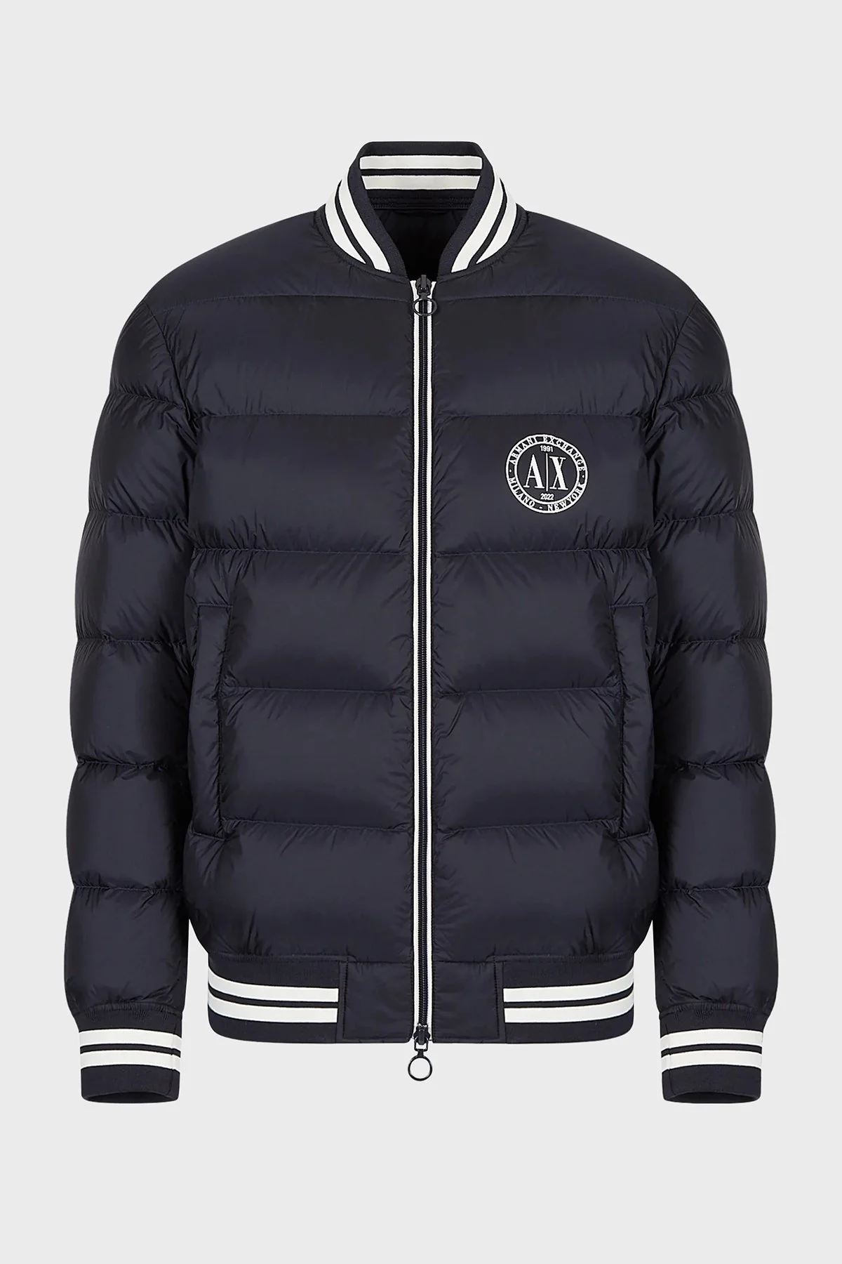 Armani Exchange Regular Fit Ördek Tüyü Dolgulu Şişme Erkek Mont 6LZBL8 ZNWRZ 1583 LACİVERT - 6