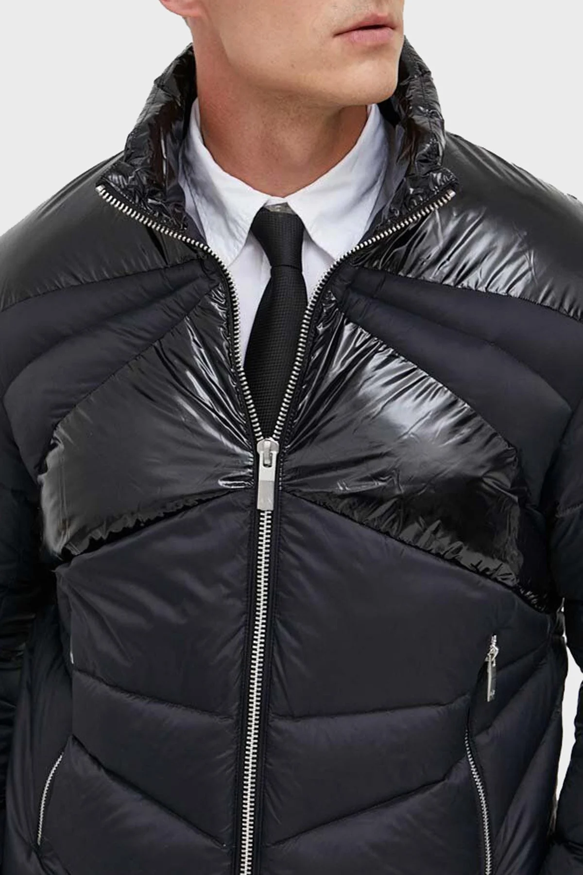 Armani Exchange Regular Fit Ördek Tüyü Dolgulu Şişme Erkek Mont 6RZBL4 ZN2RZ 1200 SİYAH - 6