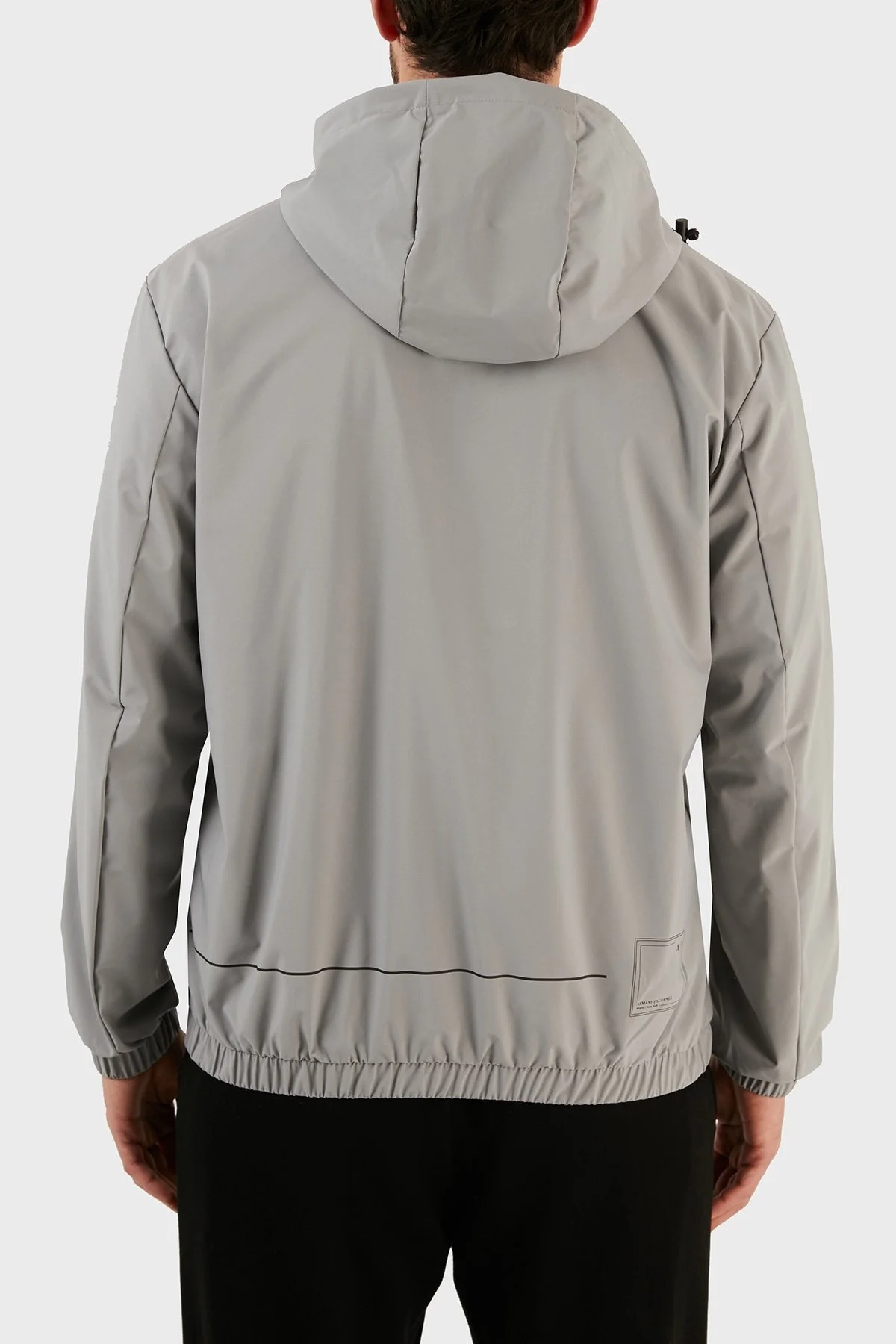 Armani Exchange Regular Fit Reflektörlü Kapüşonlu Erkek Mont 3RZB01 ZNB7Z 6911 GRİ - 7