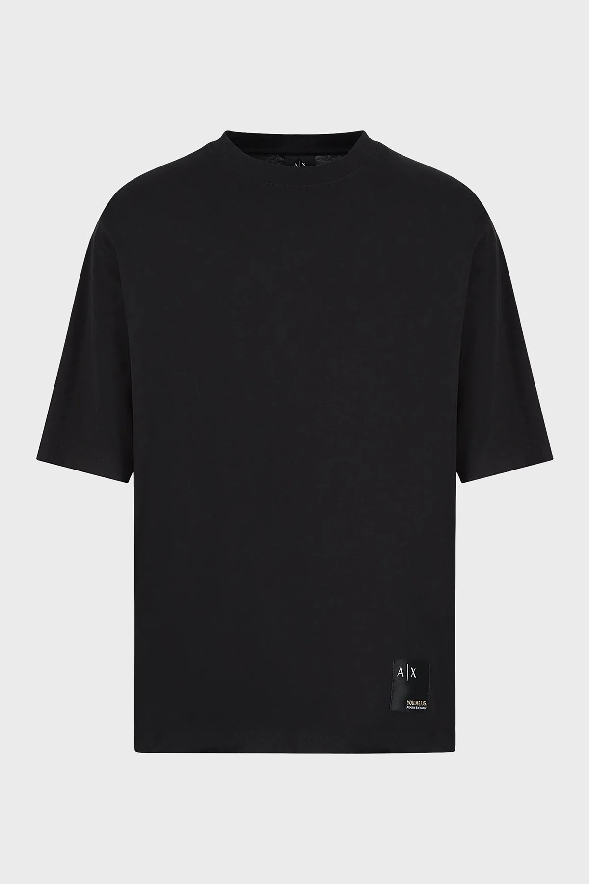 Armani Exchange Relaxed Fit Bisiklet Yaka % 100 Pamuk Erkek T Shirt 6LZMAZ ZJFCZ 1200 SİYAH - 4