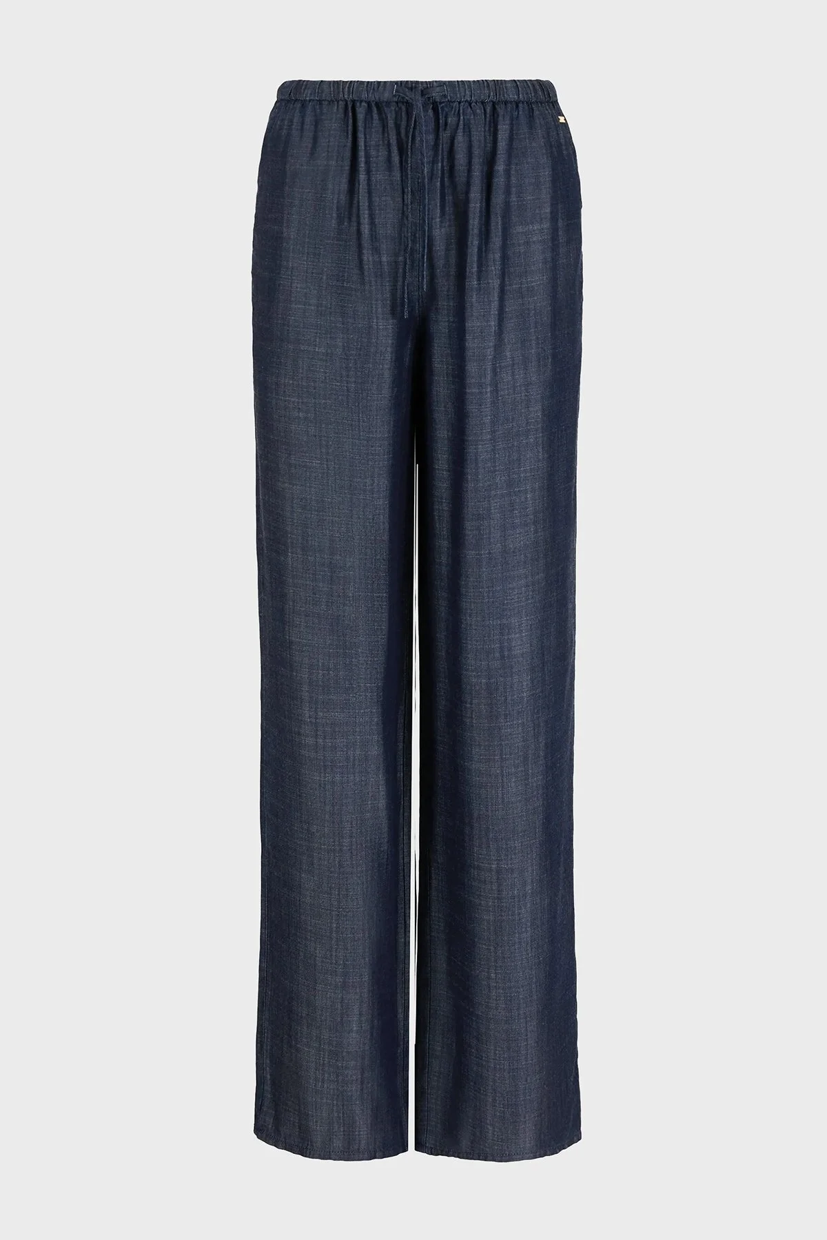 Armani Exchange Relaxed Fit Geniş Paça Casual Bayan Pantolon 3DYP16 Y15PZ 1500 MAVİ - 10