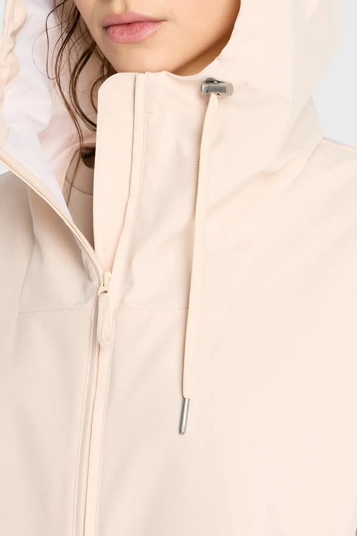 Armani Exchange Relaxed Fit Kapüşonlu Bayan Ceket 3DYB08 YNYFZ 14BD PUDRA - 11