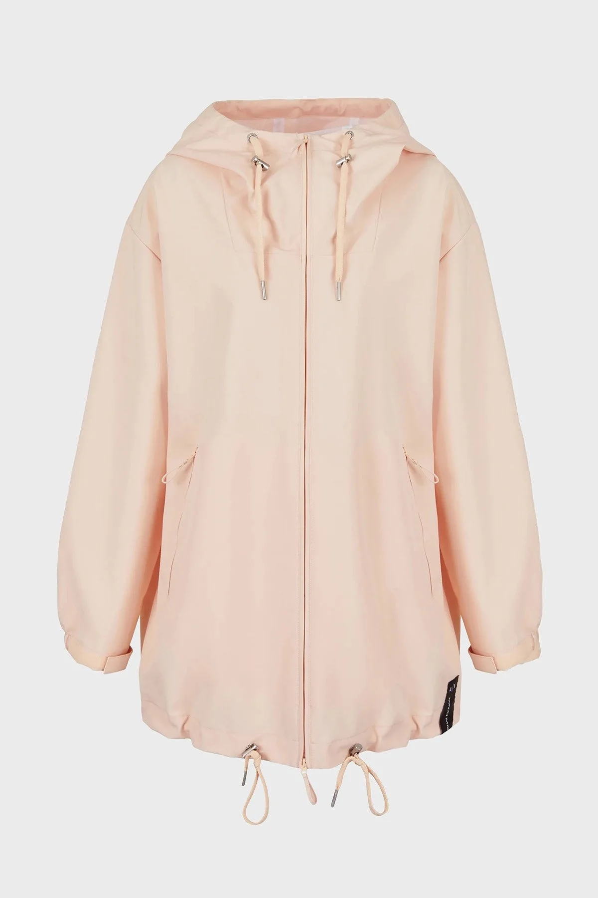 Armani Exchange Relaxed Fit Kapüşonlu Bayan Ceket 3DYB08 YNYFZ 14BD PUDRA - 12