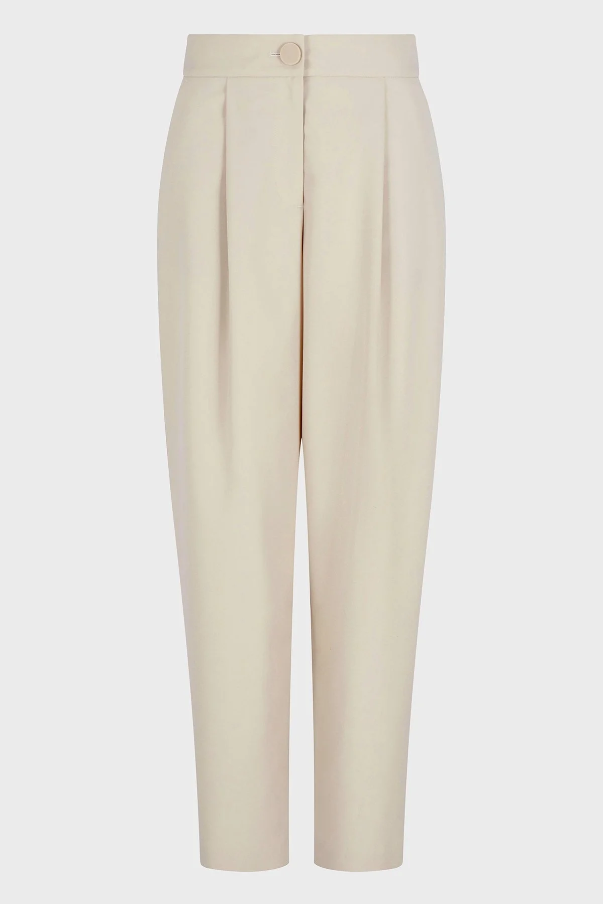 Armani Exchange Relaxed Fit Yüksek Bel Daralan Paça Pileli Bayan Pantolon XW000222 AF10855 U1095 KAHVE - 10