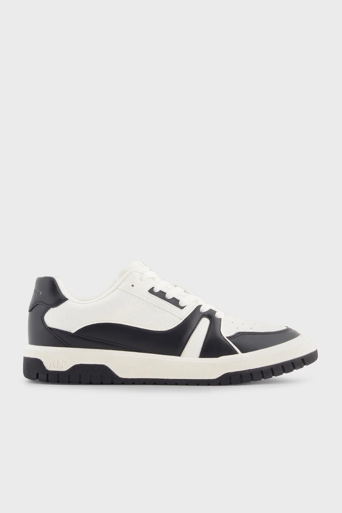 Armani Exchange Renk Bloklu Sneaker Erkek Ayakkabı XM001933 AF17537 MC011 SİYAH-BEYAZ - 1