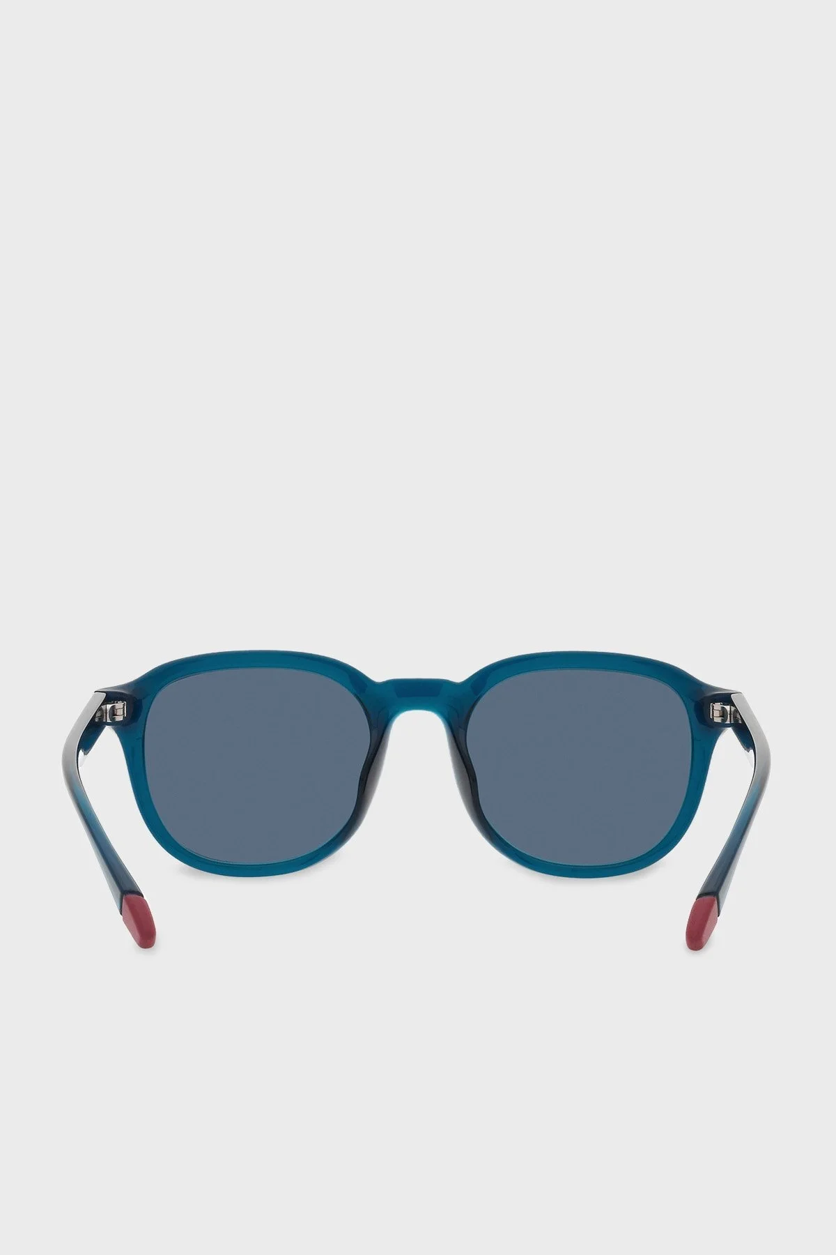 Armani Exchange Şeffaf Güneş Erkek Gözlük 0AX4129SU 818780 54 Işıltılı Saydam Mavi-Koyu mavi - 4