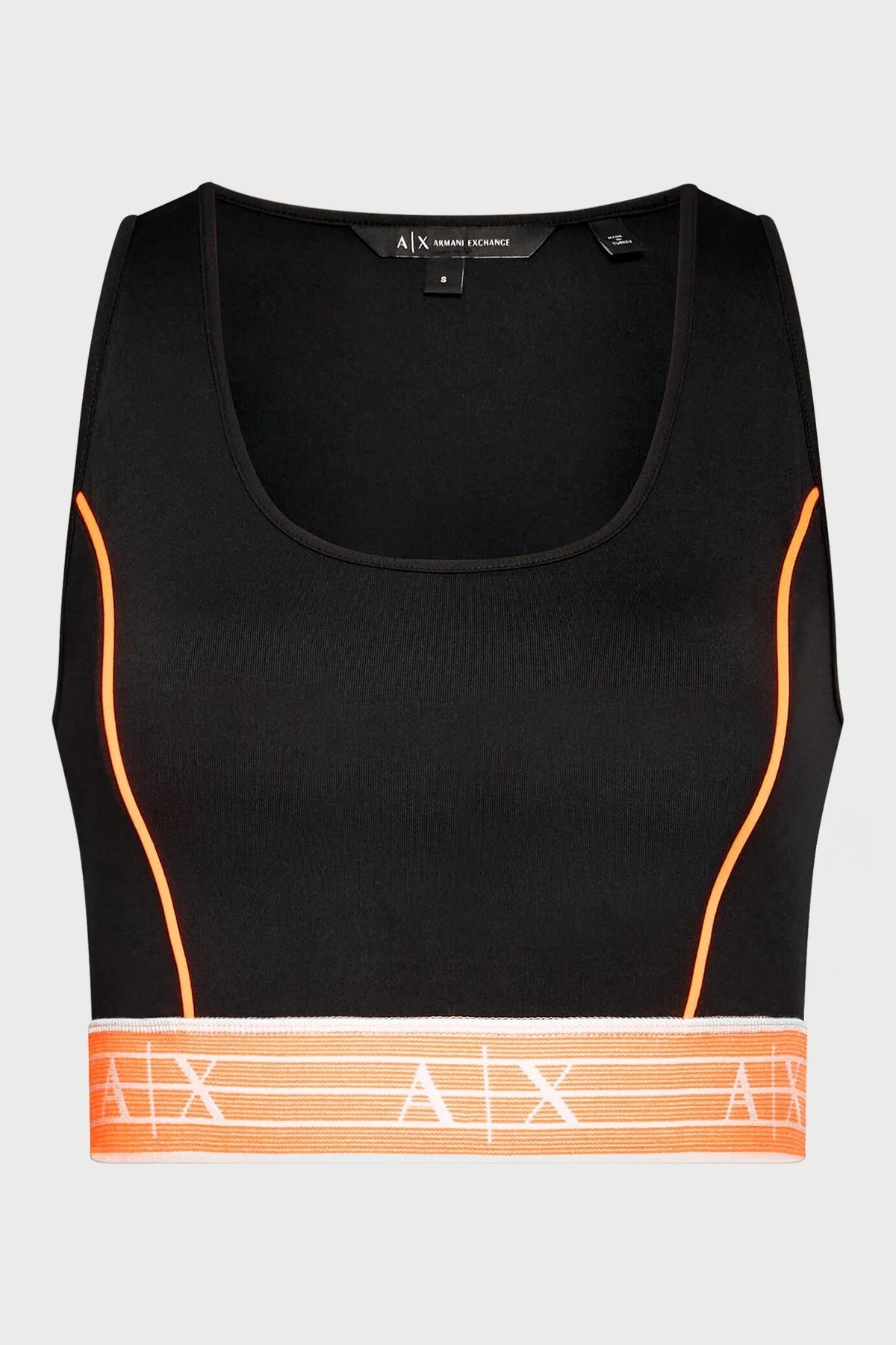 Armani Exchange Sırt Dekolteli Crop Bayan Atlet 3LYMEA YJ4PZ 1200 SİYAH - 5