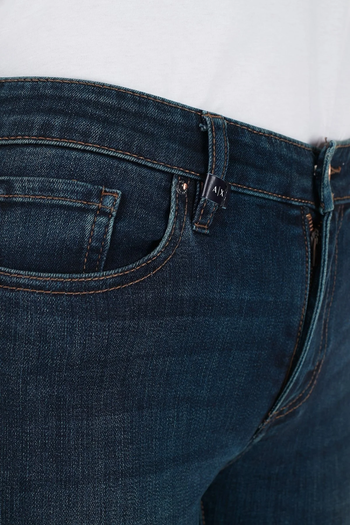 Armani Exchange Skinny Pamuklu J69 Jeans Bayan Kot Pantolon 6HYJ69 Y2REZ 1500 LACİVERT - 6