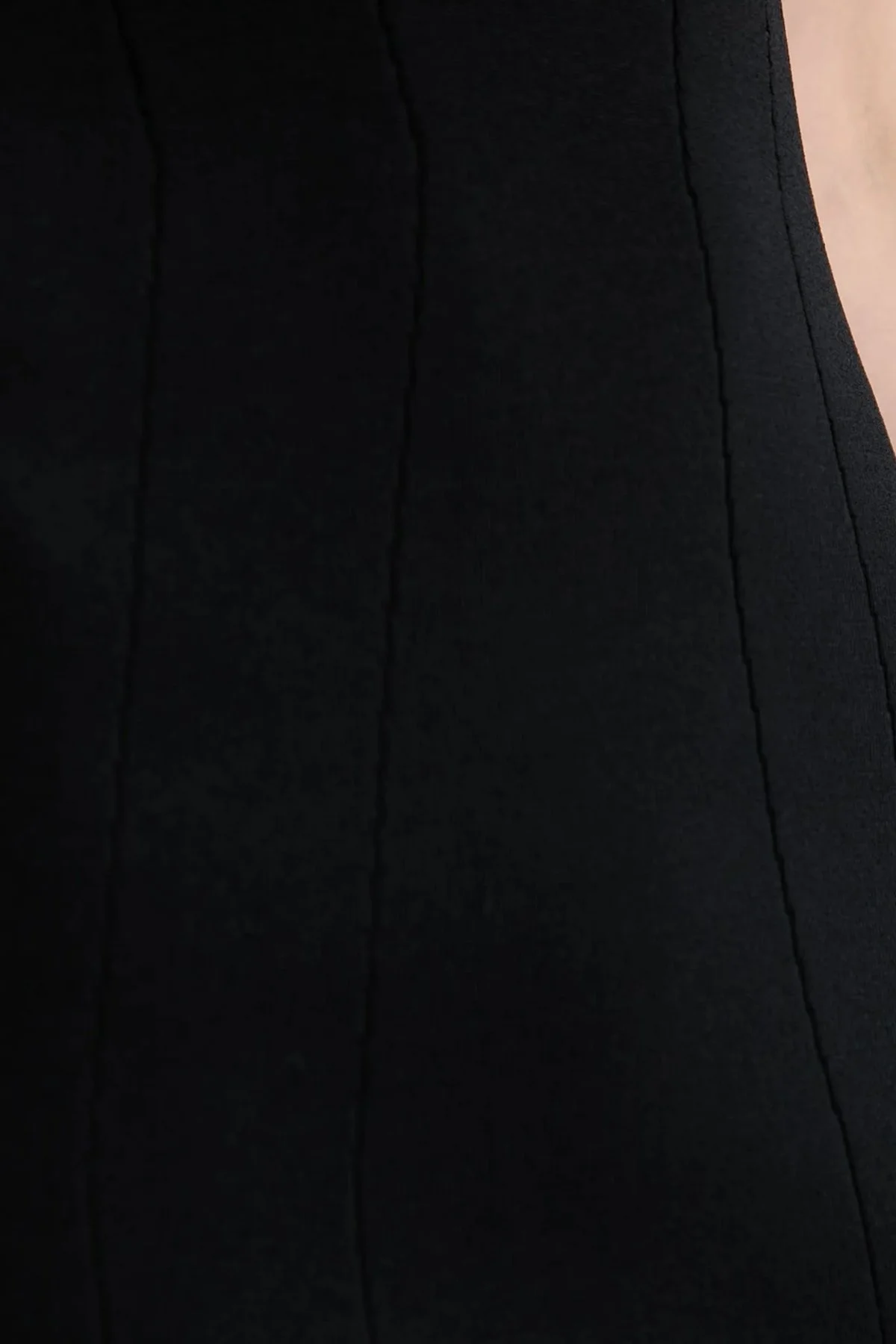 Armani Exchange Slim Fit Bisiklet Yaka Kısa Kollu Mini Bayan Elbise XW000764 AF10352 UC001 SİYAH - 6