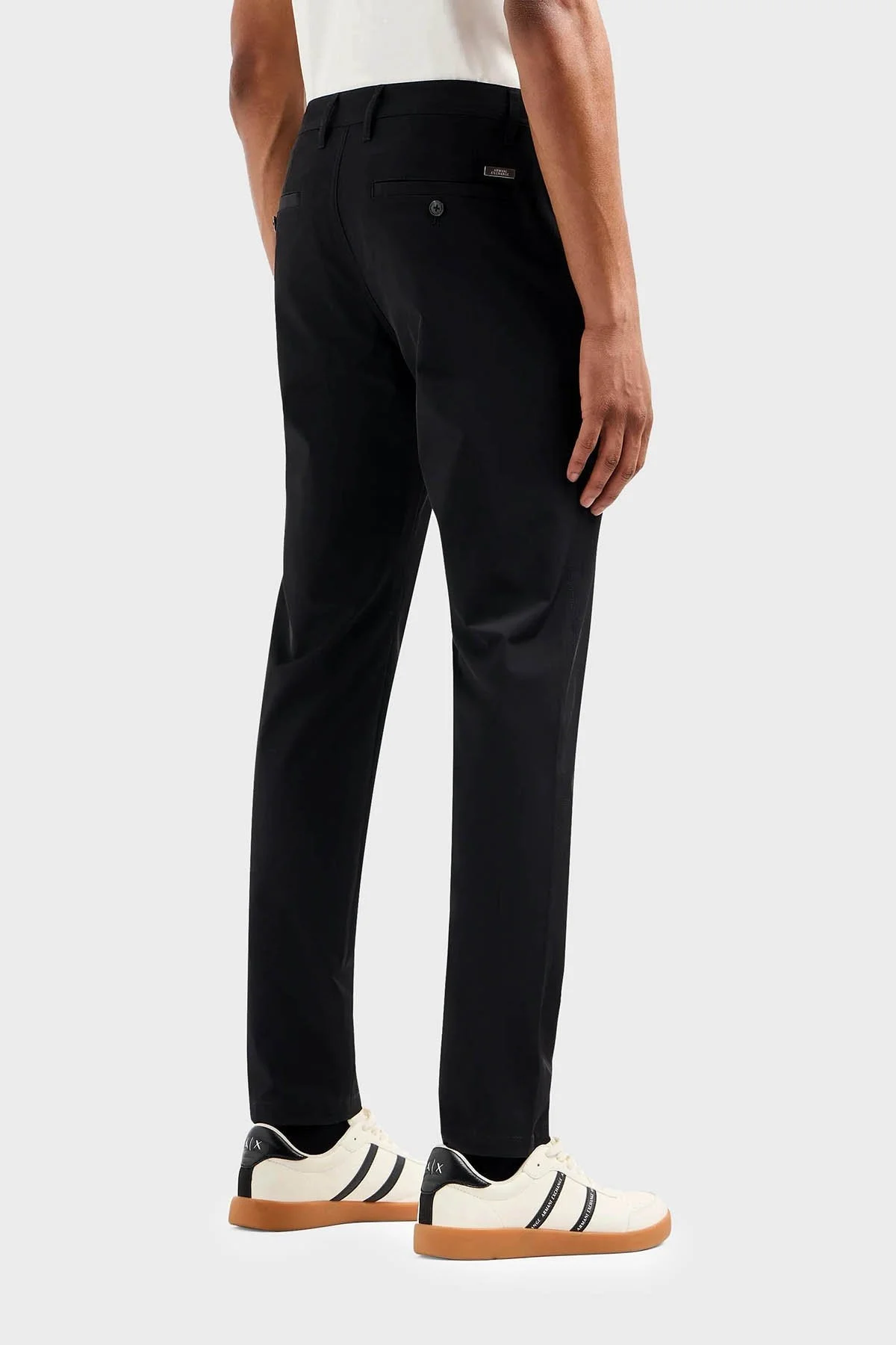 Armani Exchange Slim Fit Daralan Paça Klasik Erkek Pantolon 8NZP49 ZNYZZ 1200 SİYAH - 3