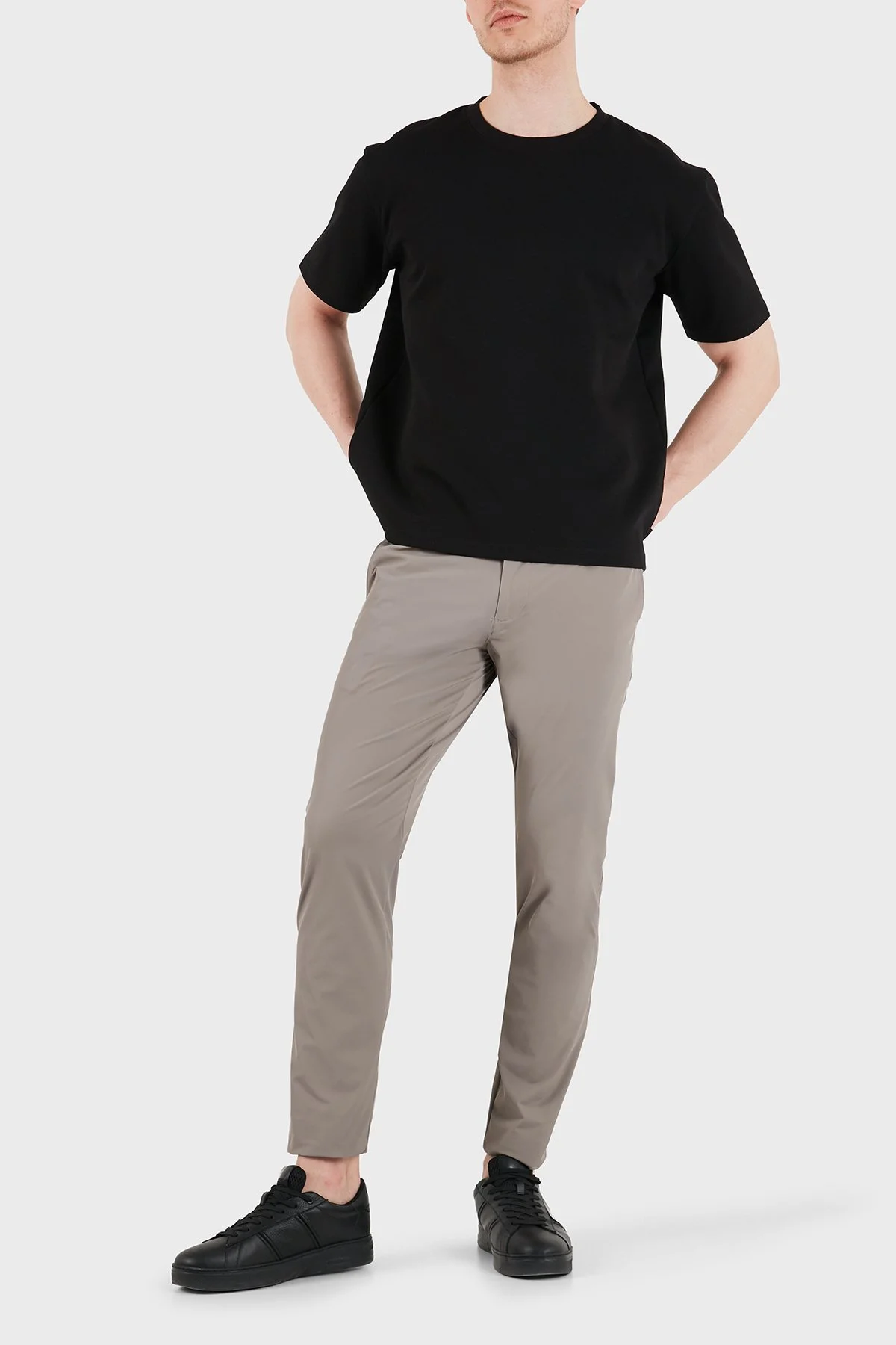 Armani Exchange Slim Fit Normal Bel Erkek Pantolon 8NZP49 ZNYZZU 6107 TOPRAK - 2