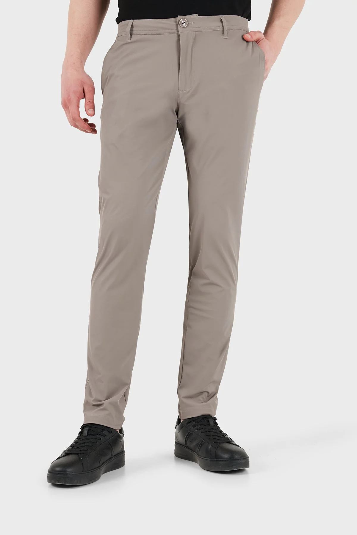 Armani Exchange Slim Fit Normal Bel Erkek Pantolon 8NZP49 ZNYZZU 6107 TOPRAK - 4