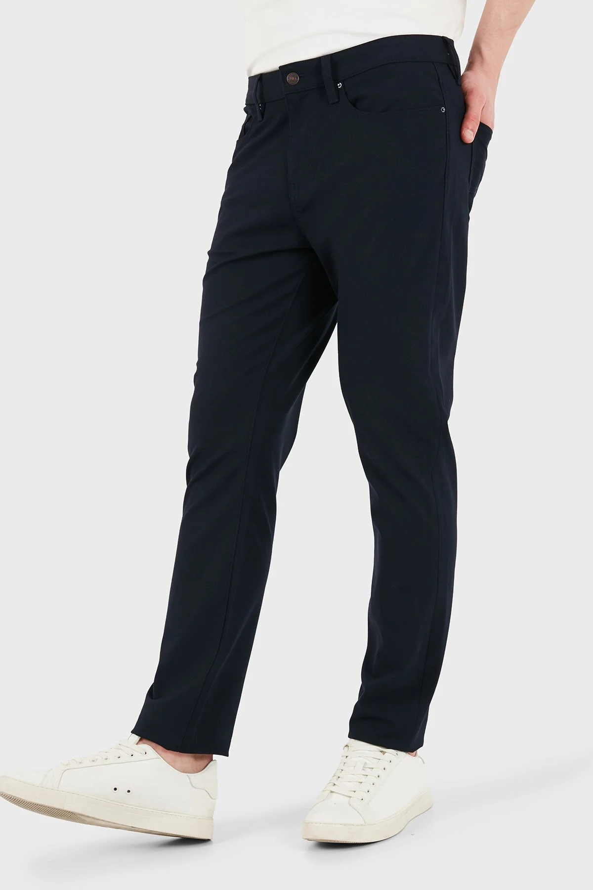 Armani Exchange Slim Fit Normal Bel Jeans Erkek Kot Pantolon XM000070 AF25462 UB101 LACİVERT - 5
