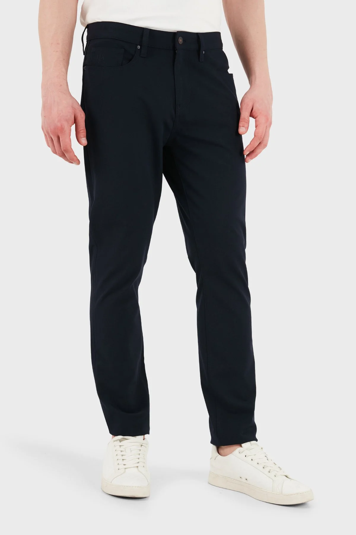 Armani Exchange Slim Fit Normal Bel Jeans Erkek Kot Pantolon XM000070 AF25462 UB101 LACİVERT - 6