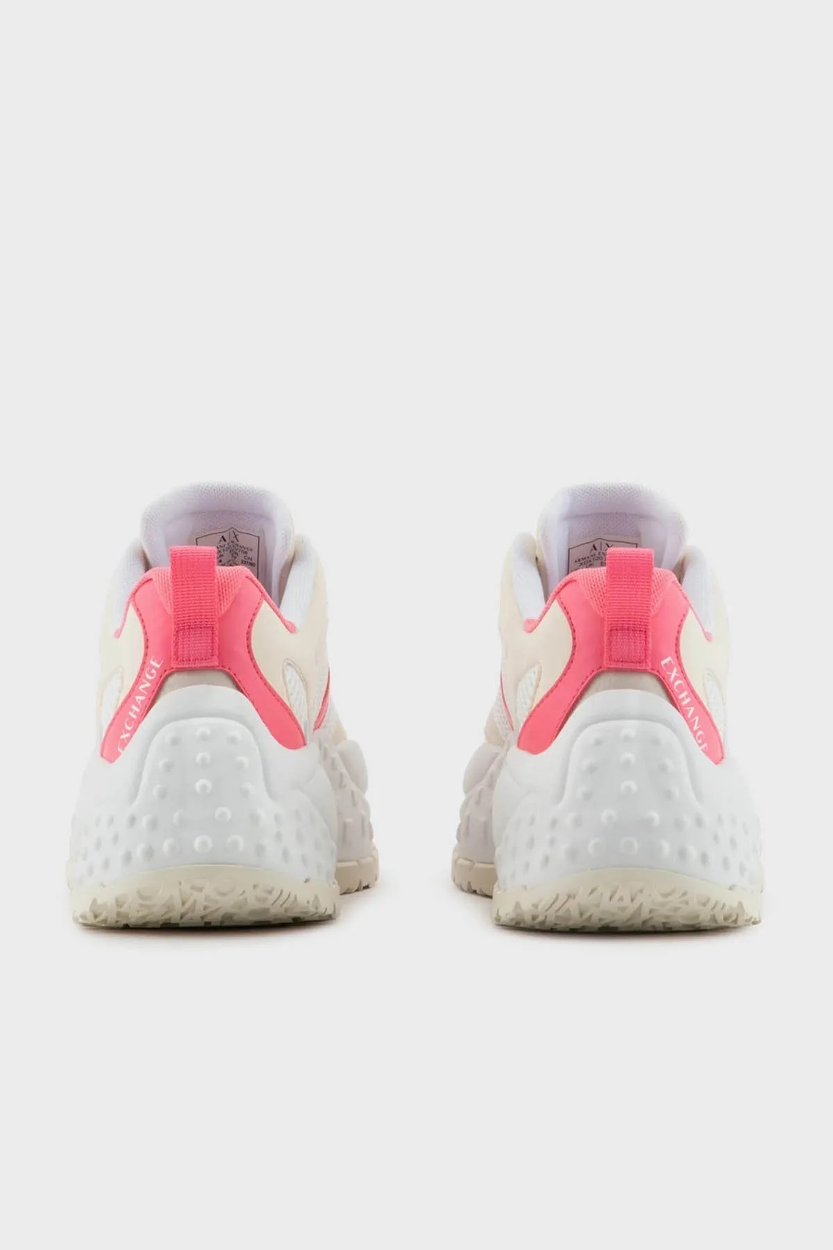 Armani Exchange Sneaker Bayan Ayakkabı XDX120 XV708 T800 Beyaz-Fuşya - 4