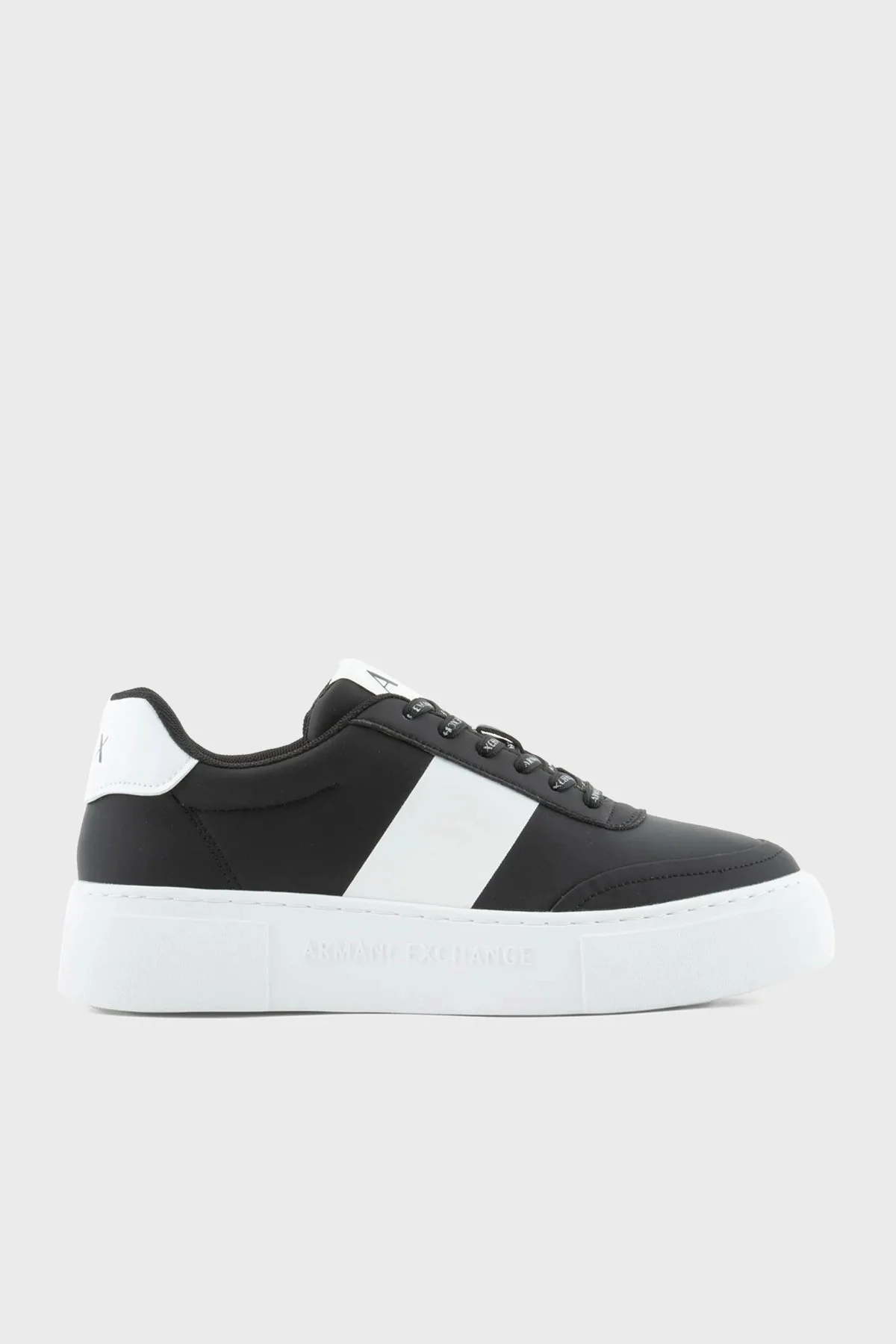 Armani Exchange Sneaker Bayan Ayakkabı XDX134 XV726 S277 SİYAH-BEYAZ - 7