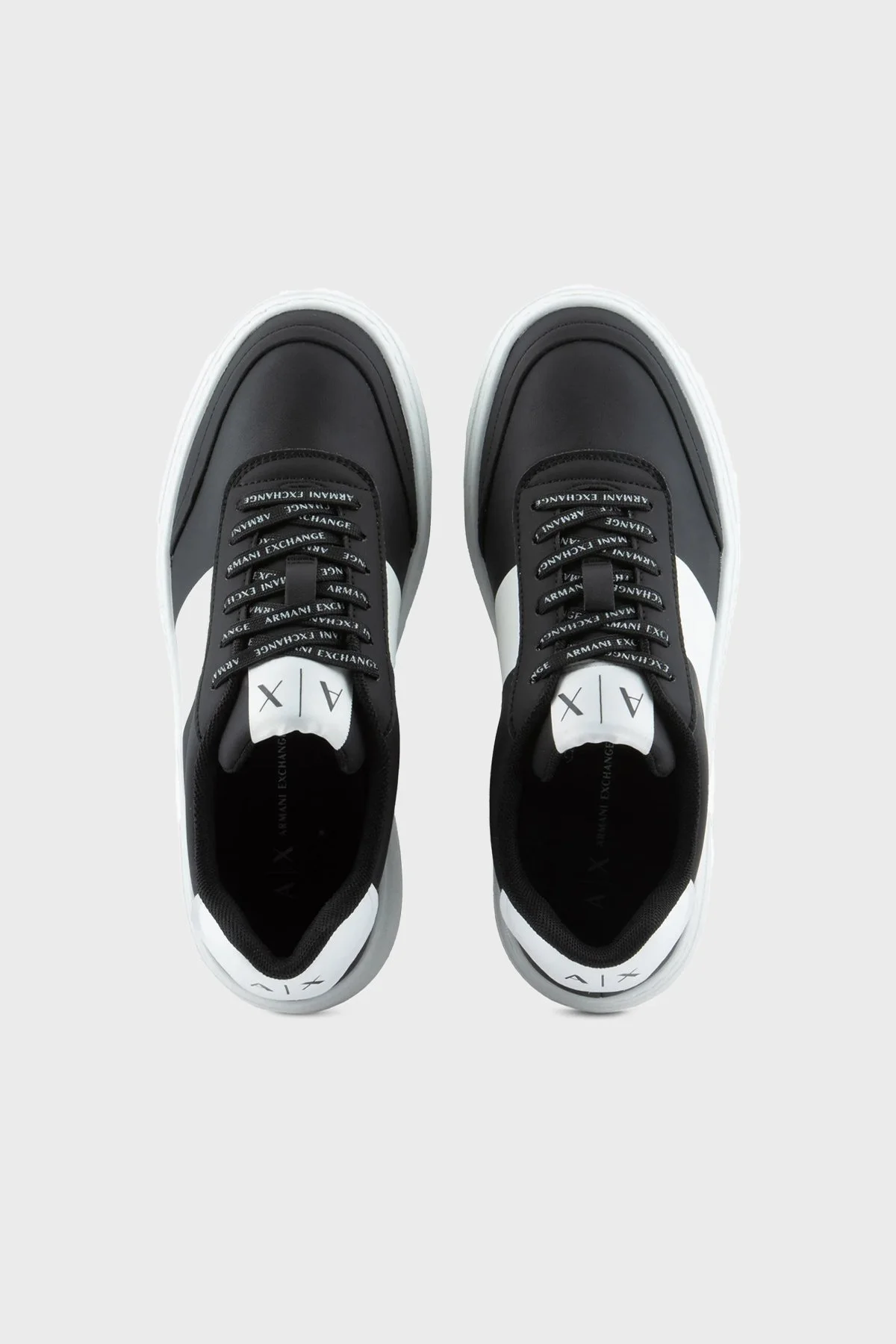 Armani Exchange Sneaker Bayan Ayakkabı XDX134 XV726 S277 SİYAH-BEYAZ - 9