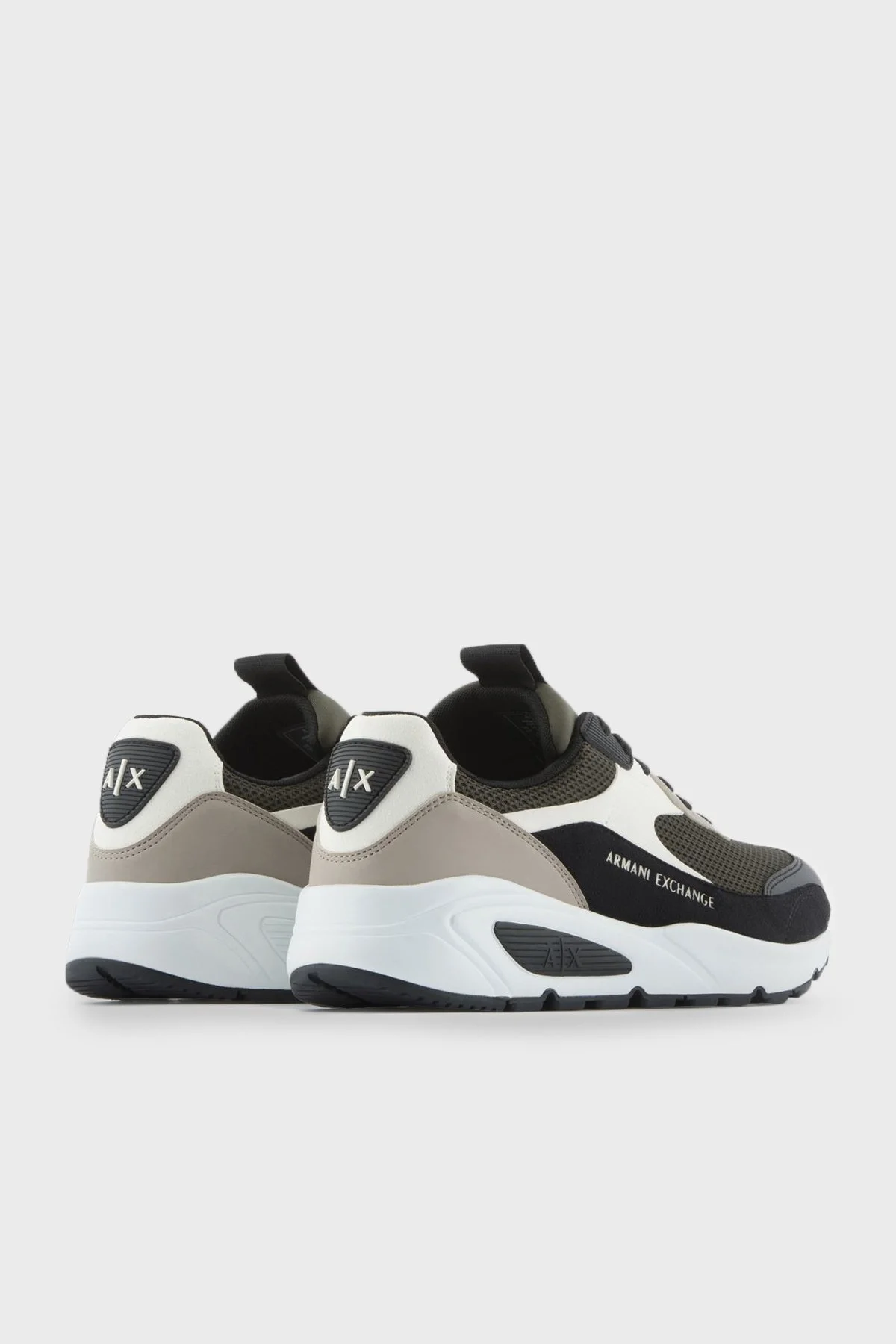 Armani Exchange Sneaker Erkek Ayakkabı XUX121 XV540 M218 HAKİ-BEYAZ - 3